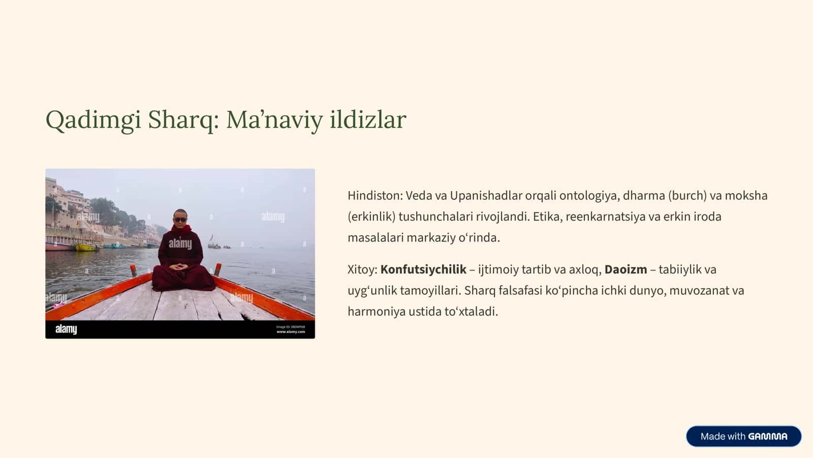 Falsafiy tafakkur taraqqiyoti: Sharq va G‘arb falsafasi 3