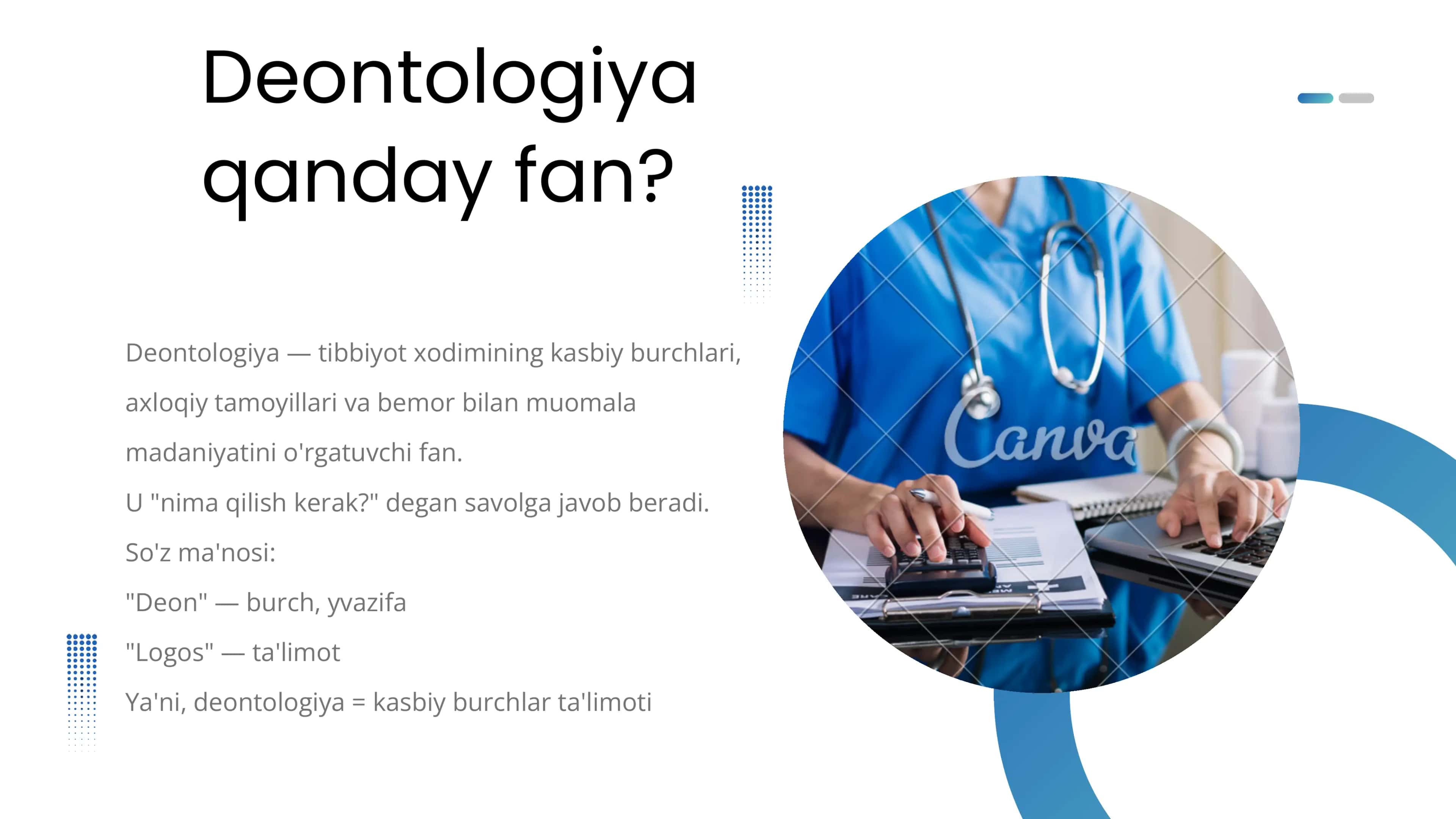 Tibbiyot xodimining odobi va muomala xususiyatlari 3