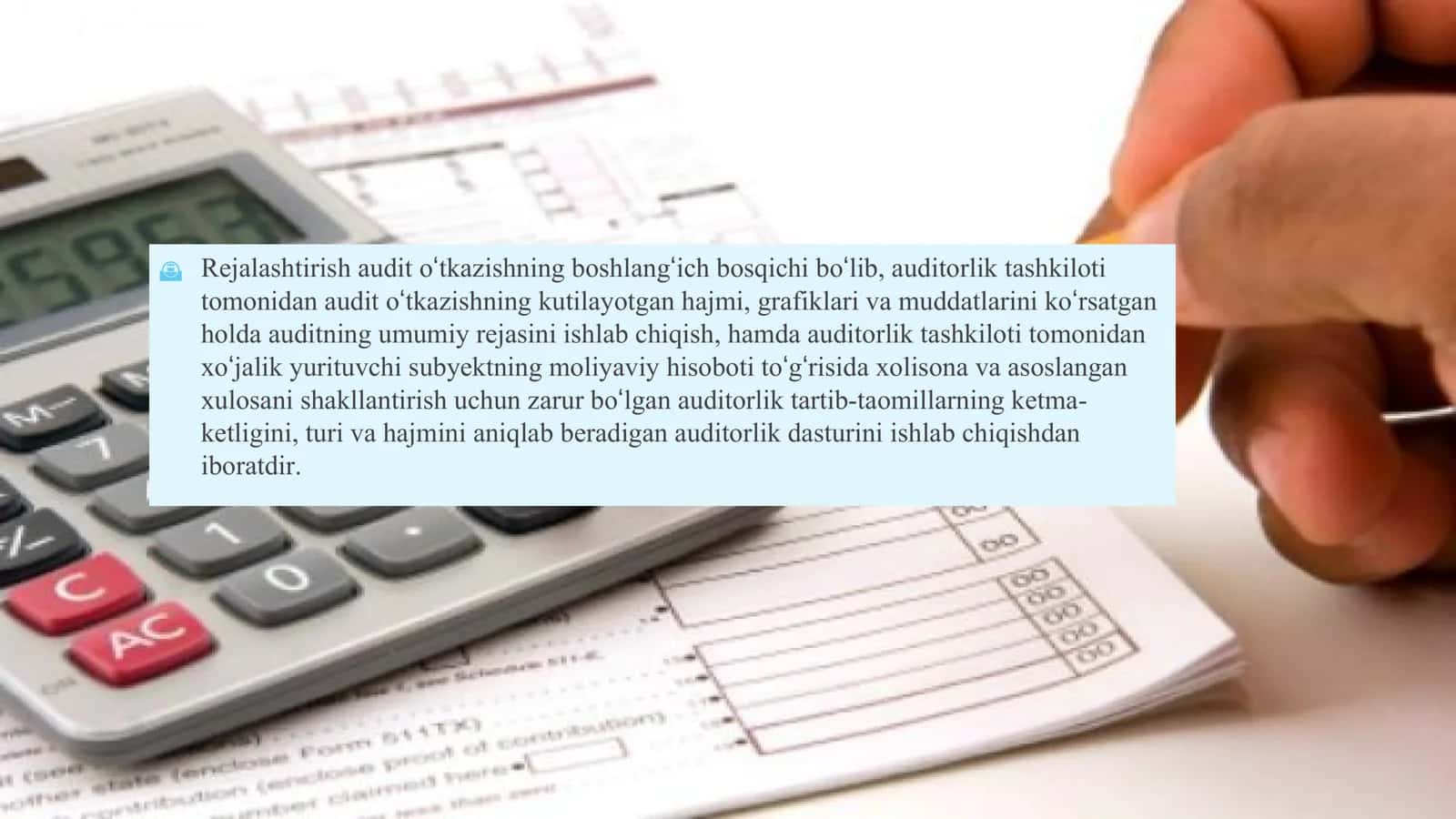 Auditni rejalashtirishning tamoyillari 3
