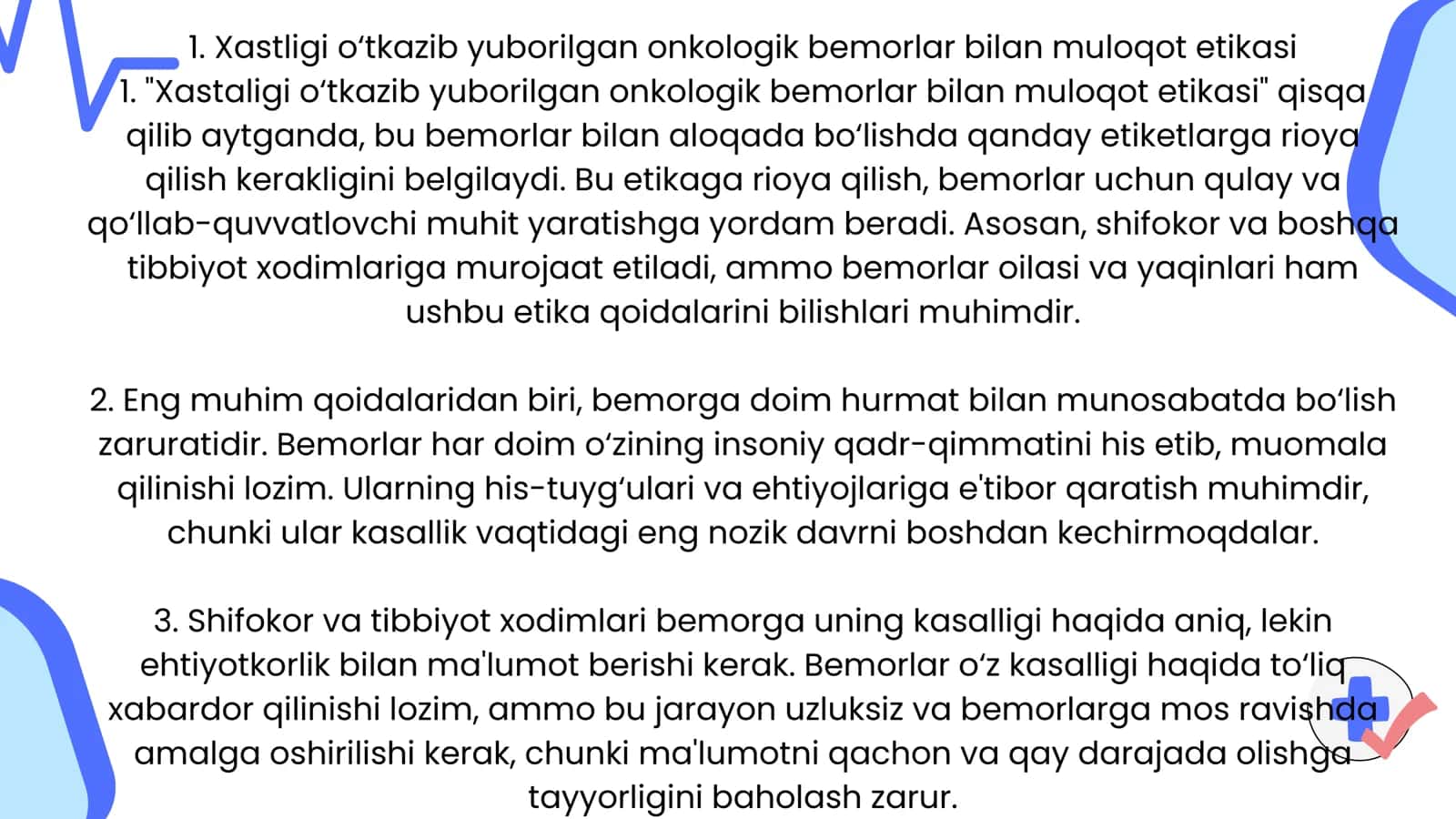 Onkologik bemorlarda deantologiya 3