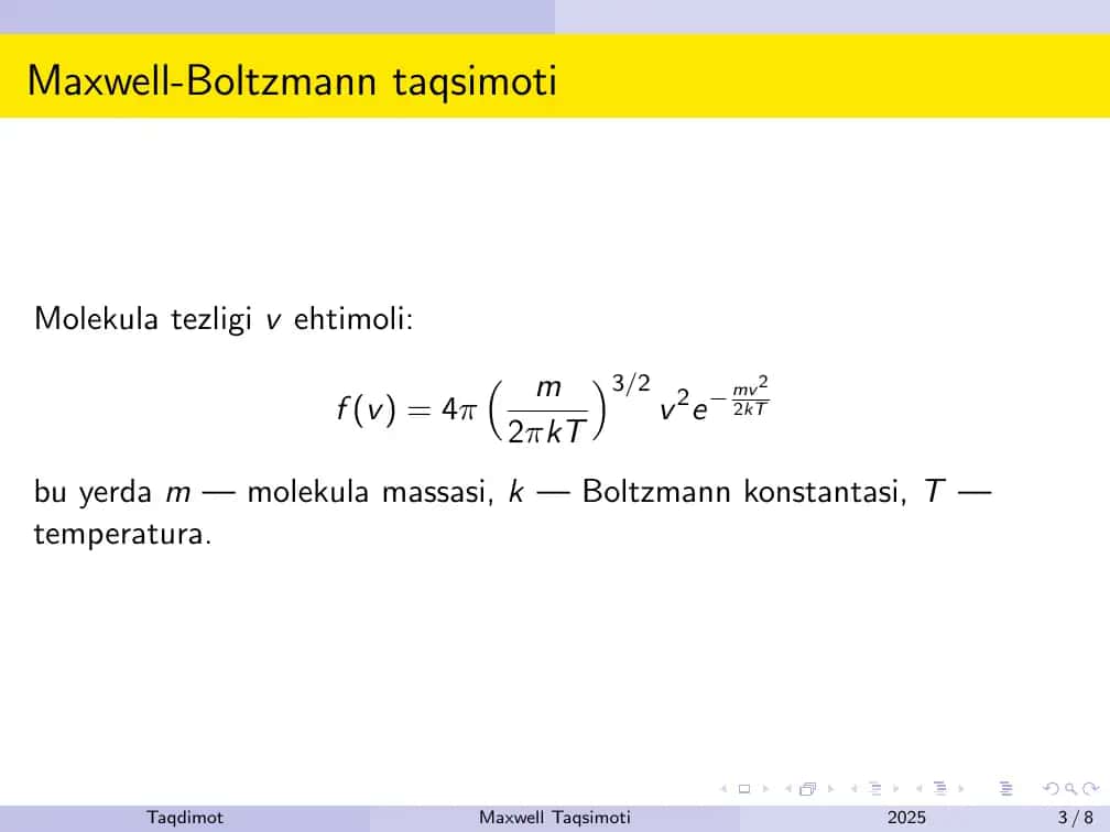 Maxwell Taqsimoti 3