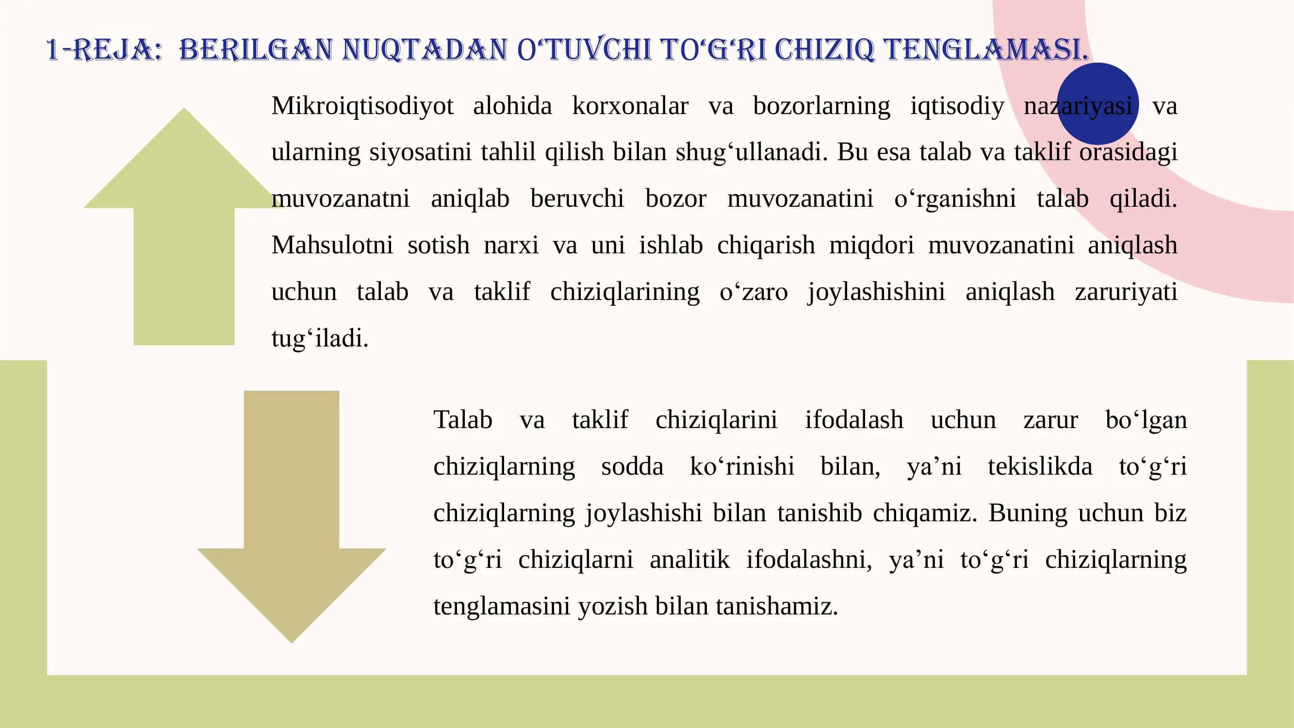 ANALITIK GEOMETRIYA ELEMENTLARI 3