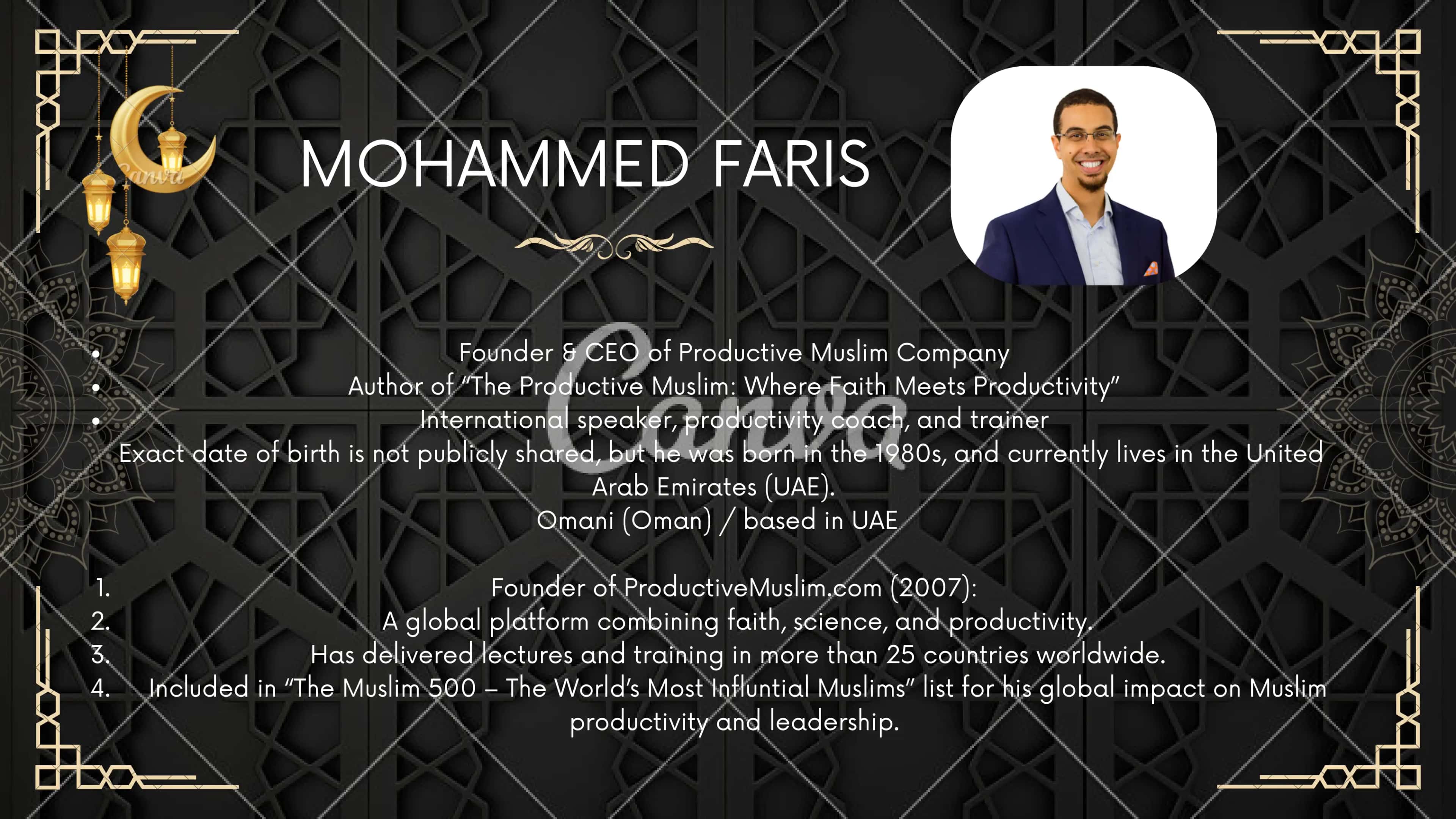 THE PRODUCTIVE MUSLIM: WHERE FAITH MEETS PRODUCTIVITY 3
