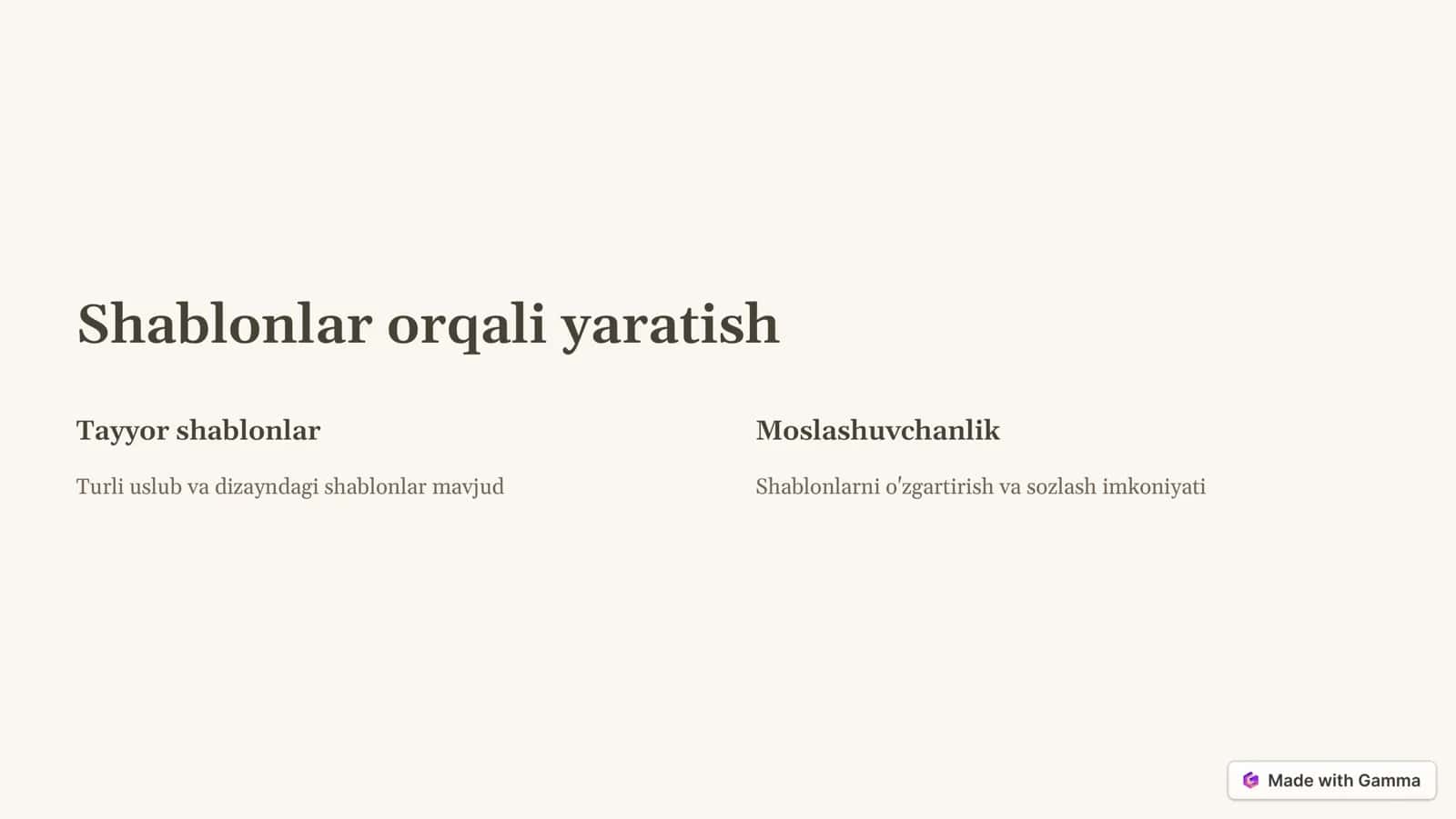 Avtomatik mundarija va kolontitul yaratish 3