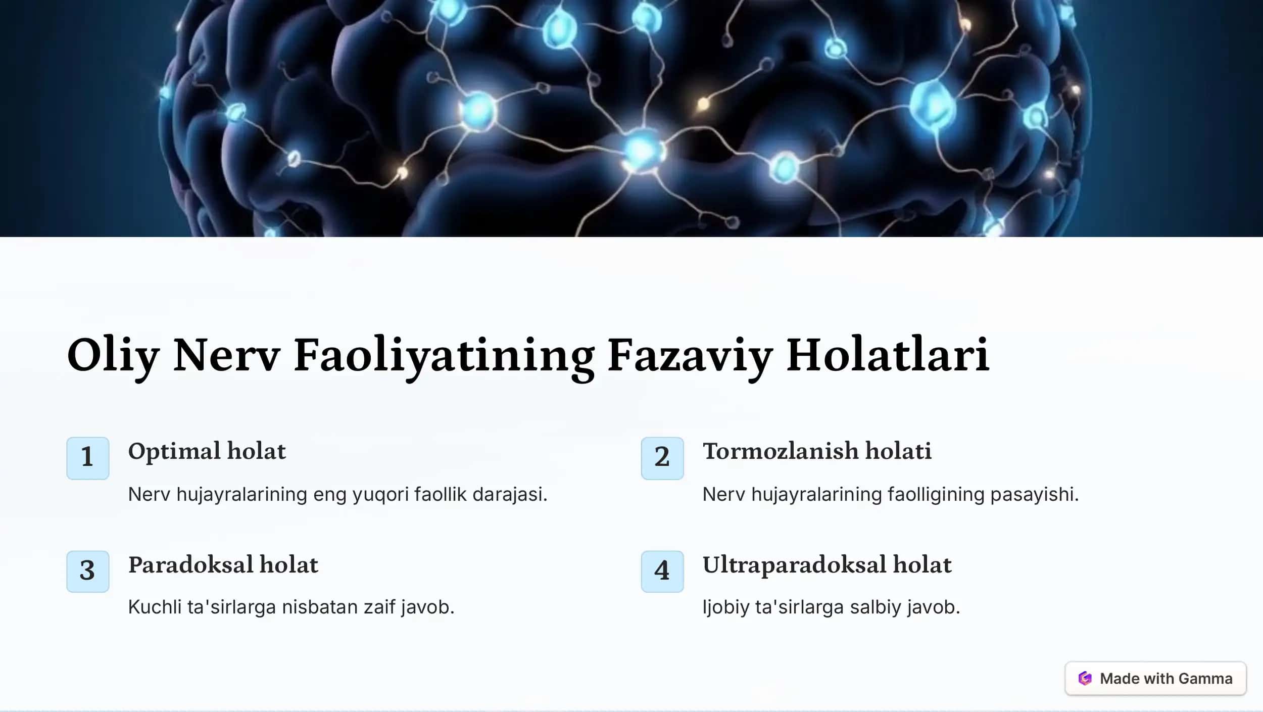 Bolalarda Oliy Nerv Faoliyatining Turlari va Fazaviy Holatlari 3