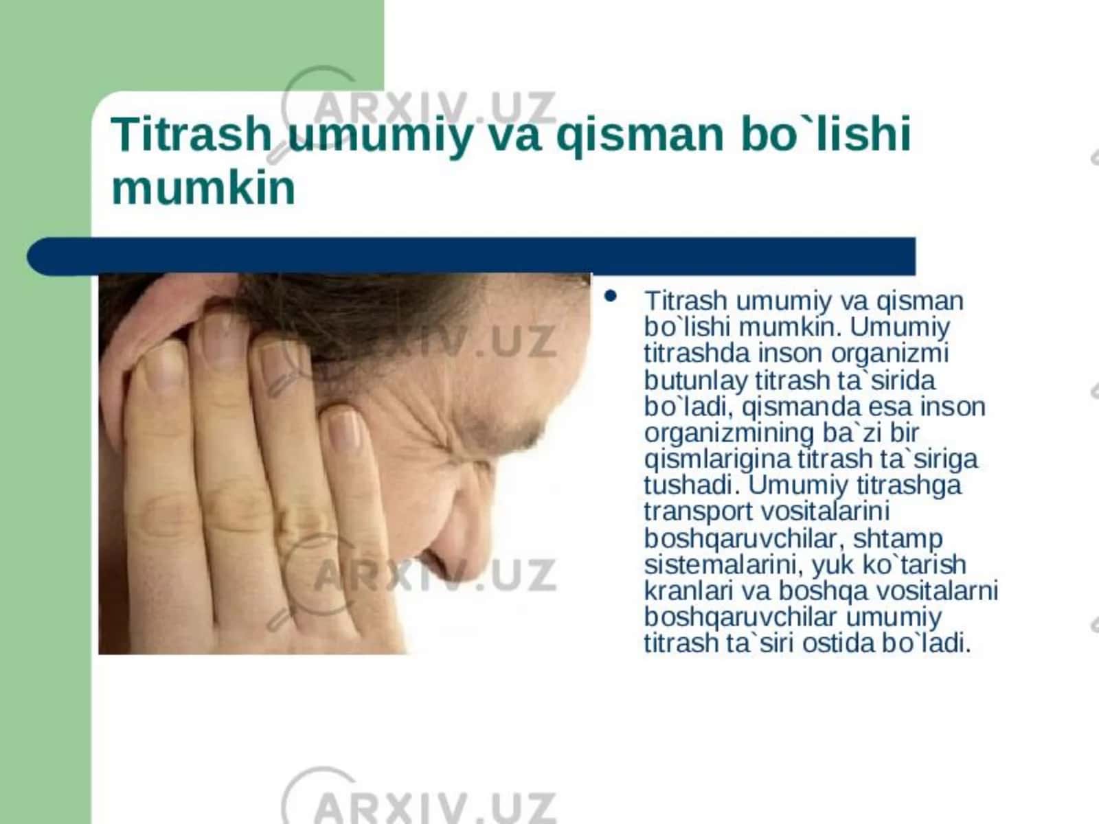 ISHLAB CHIQARISHDAGI SHOVQIN VA VIBRATSIYANI HISOBLASH 3