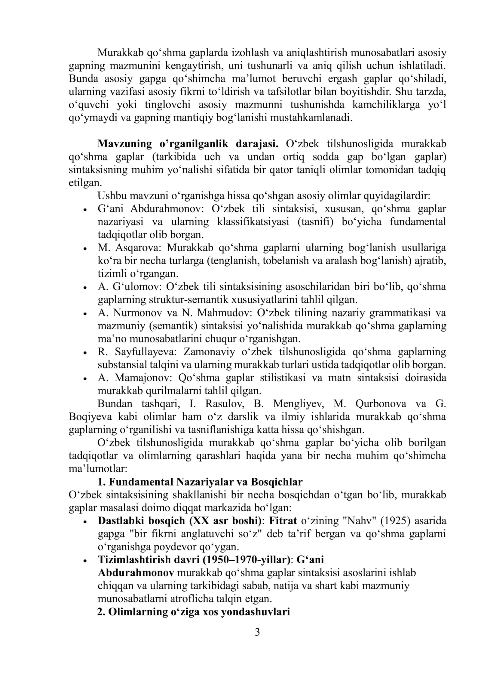 MURAKKAB QO’SHMA GAPLAR 3