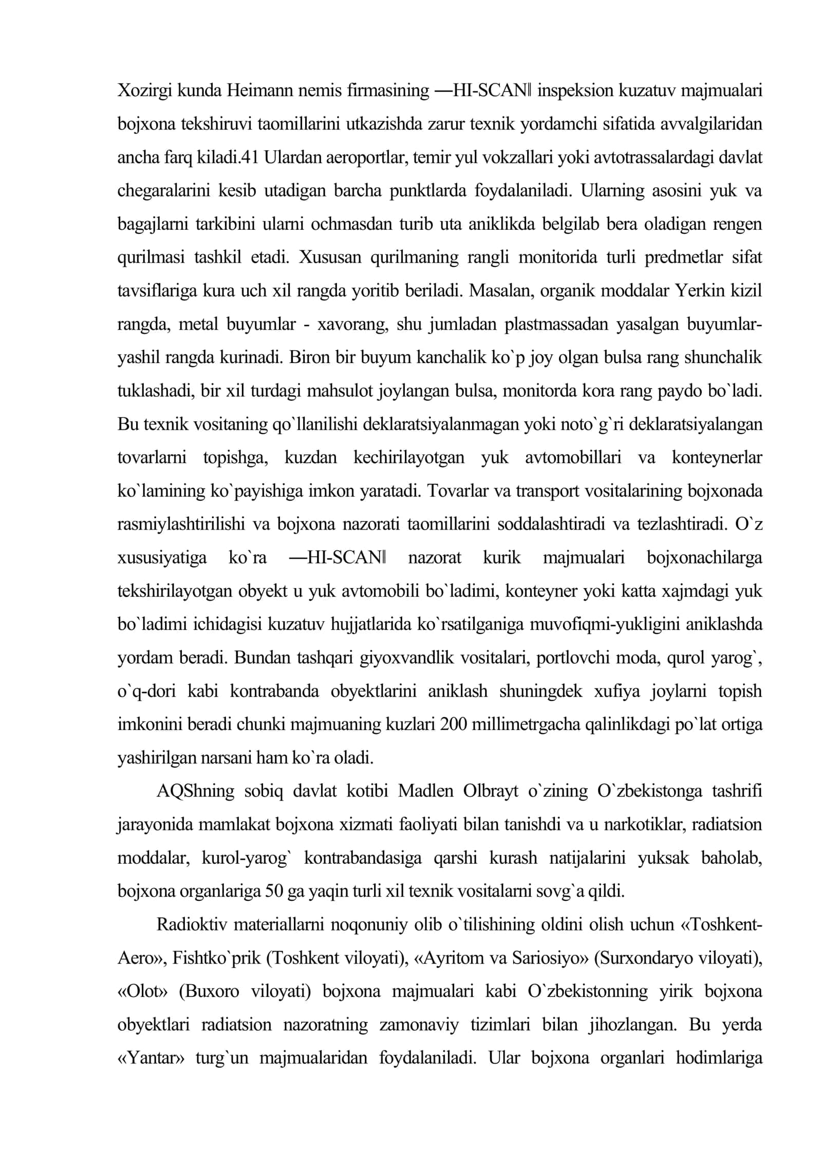 Kontrabanda va bojxona qoidalarini buzilishiga qarshi kurash samaradorligini oshirishda axborot texnologiyalaridan foydalanish 3