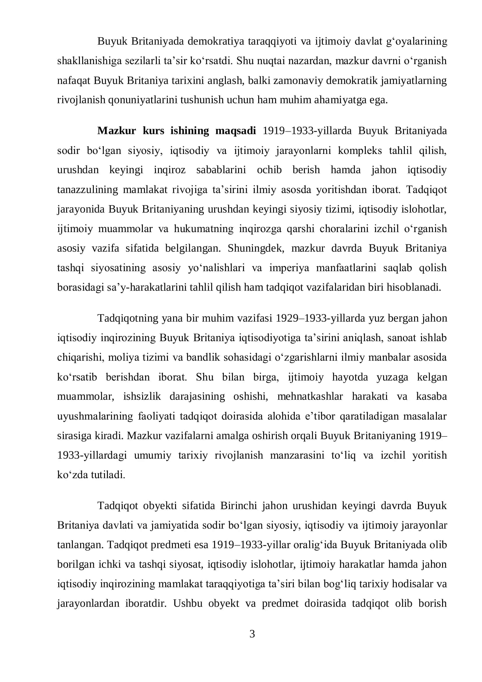 BUYUK BRITANIYA 1919–1933-YILLARDA 3
