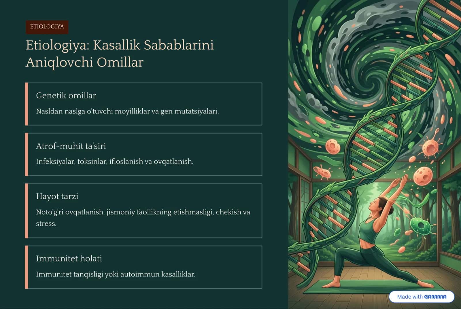 Kasallik Etiologiyasi, Patogenezi va Rivojlanishi: Keng Qamrovli Tahlil 3