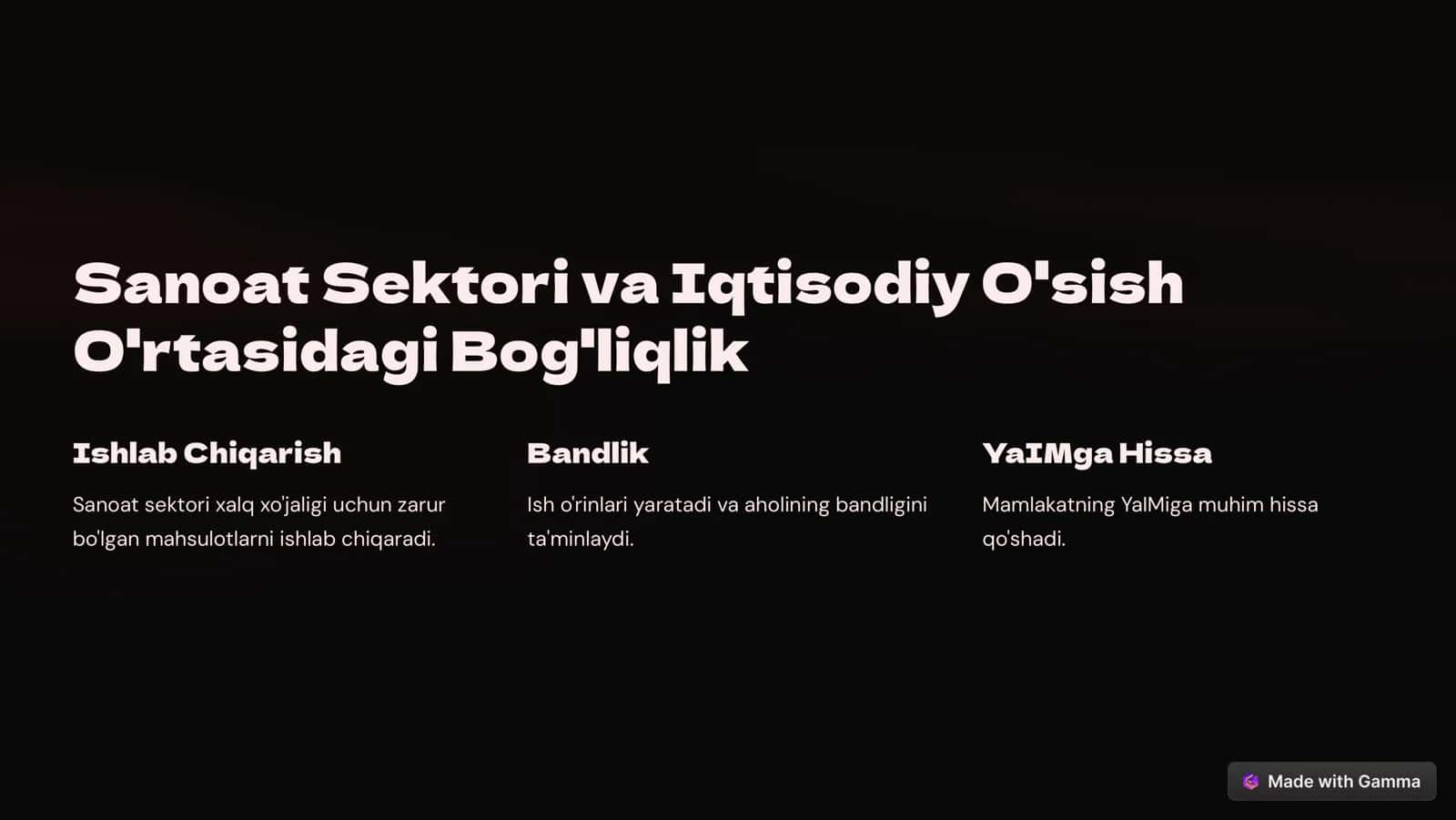 Sanoat Siyosati  va Uning  Rivojlanishining  Real Sektorgа  Ta’siri 3