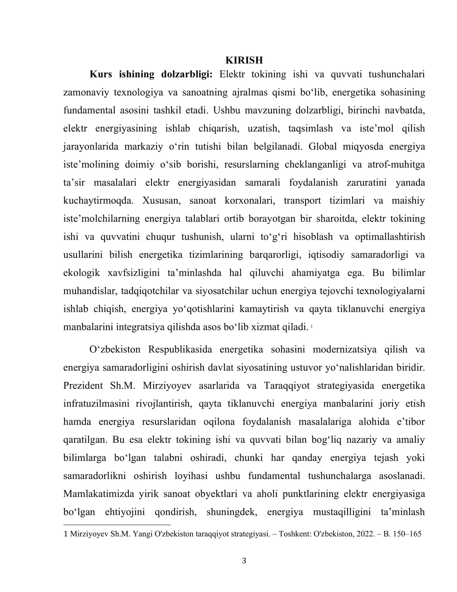 ELEKTR TOKINING ISHI VA QUVVATI 3
