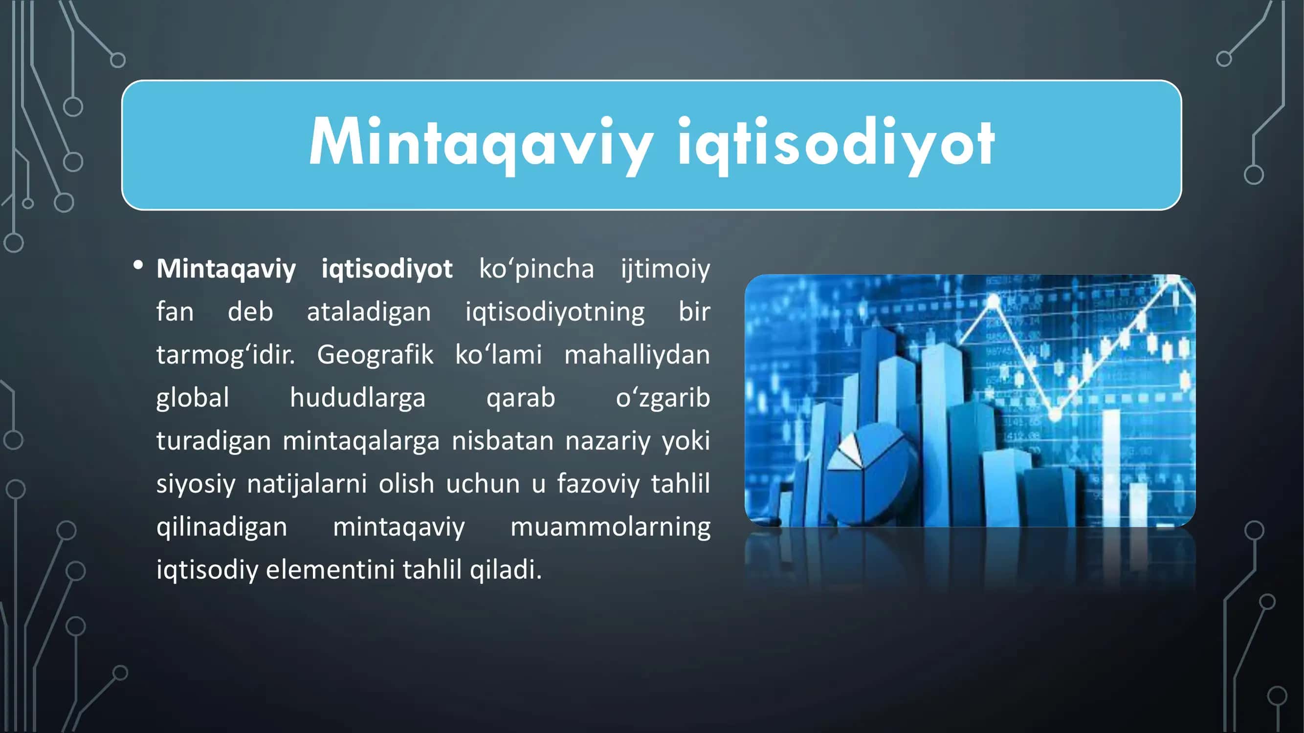 Mintaqaviy iqtisodiyot 3