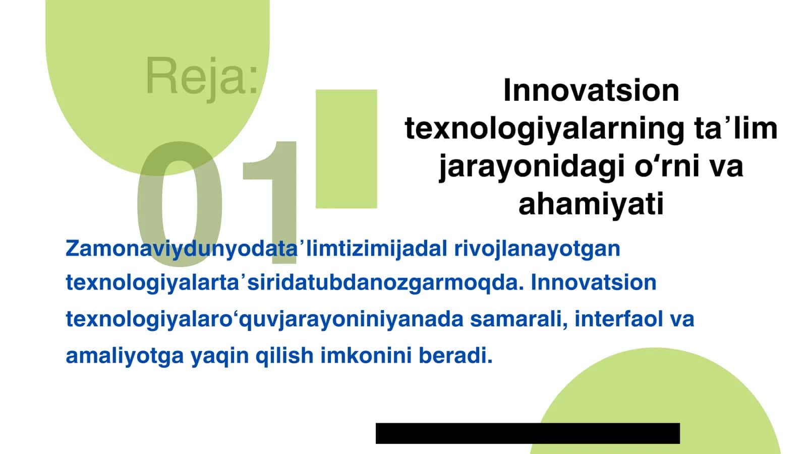 BO LAJAK MUTAXASSISLARNI TAYYORLASHDA INNOVATSION TEXNOLOGIYALARDAN FOYDALANISH 3