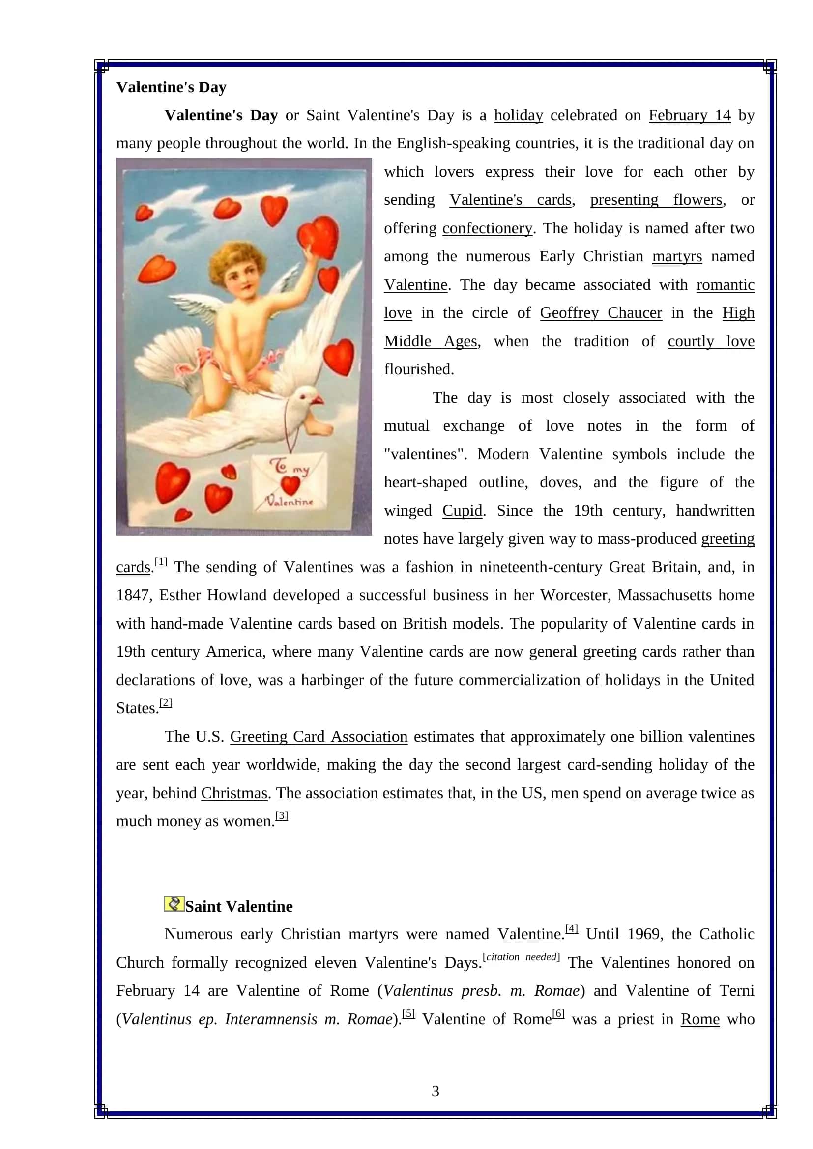 Valentine's Day Traditions in the USA 3