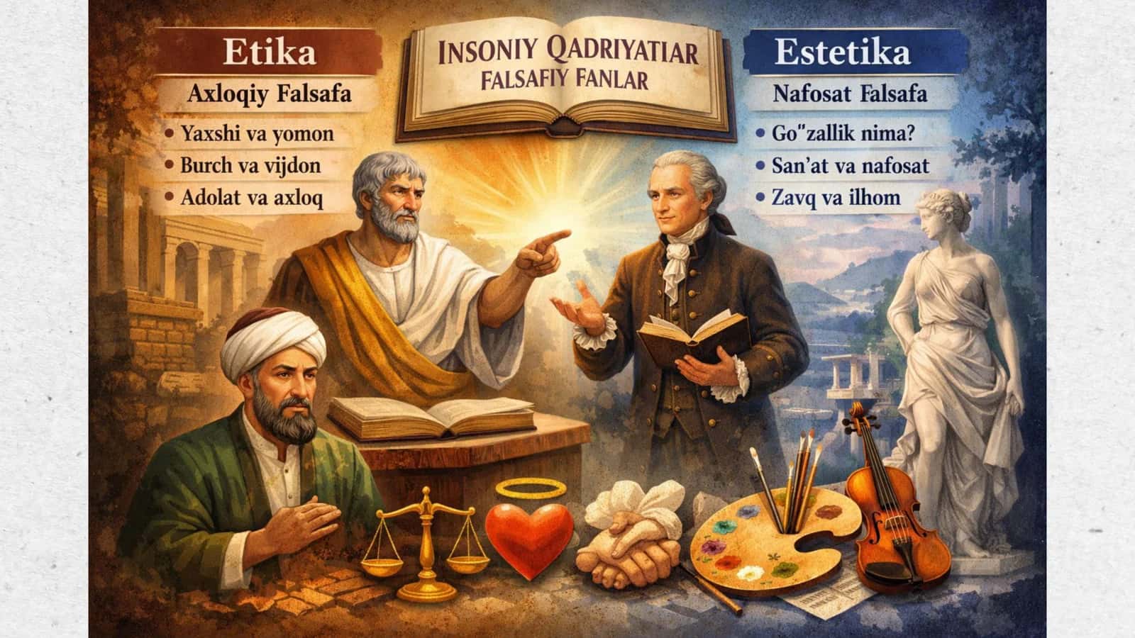 Axloq falsafasi-Etika. Nafosat falsafasi-Estetika 3