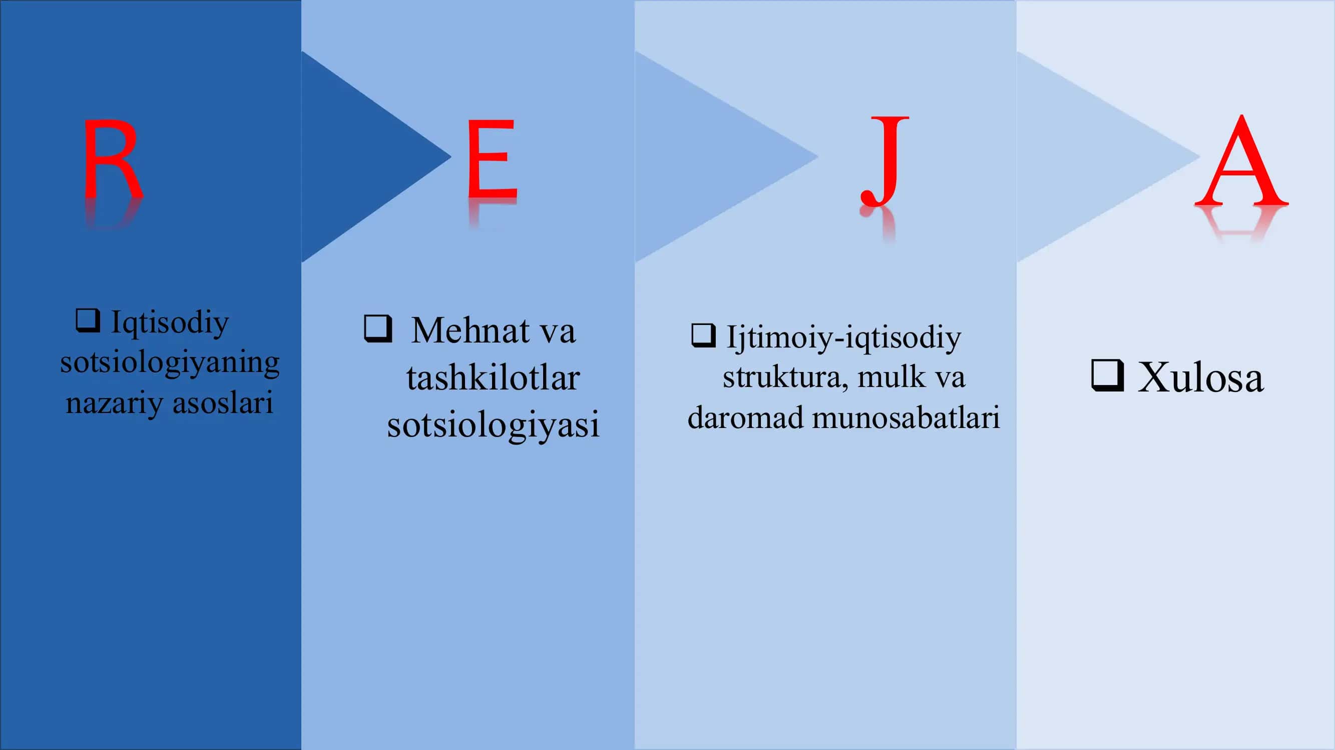 Iqtisodiy sotsiologiyada iqtisodiy-sotsiologik fanlar ta'limi 3