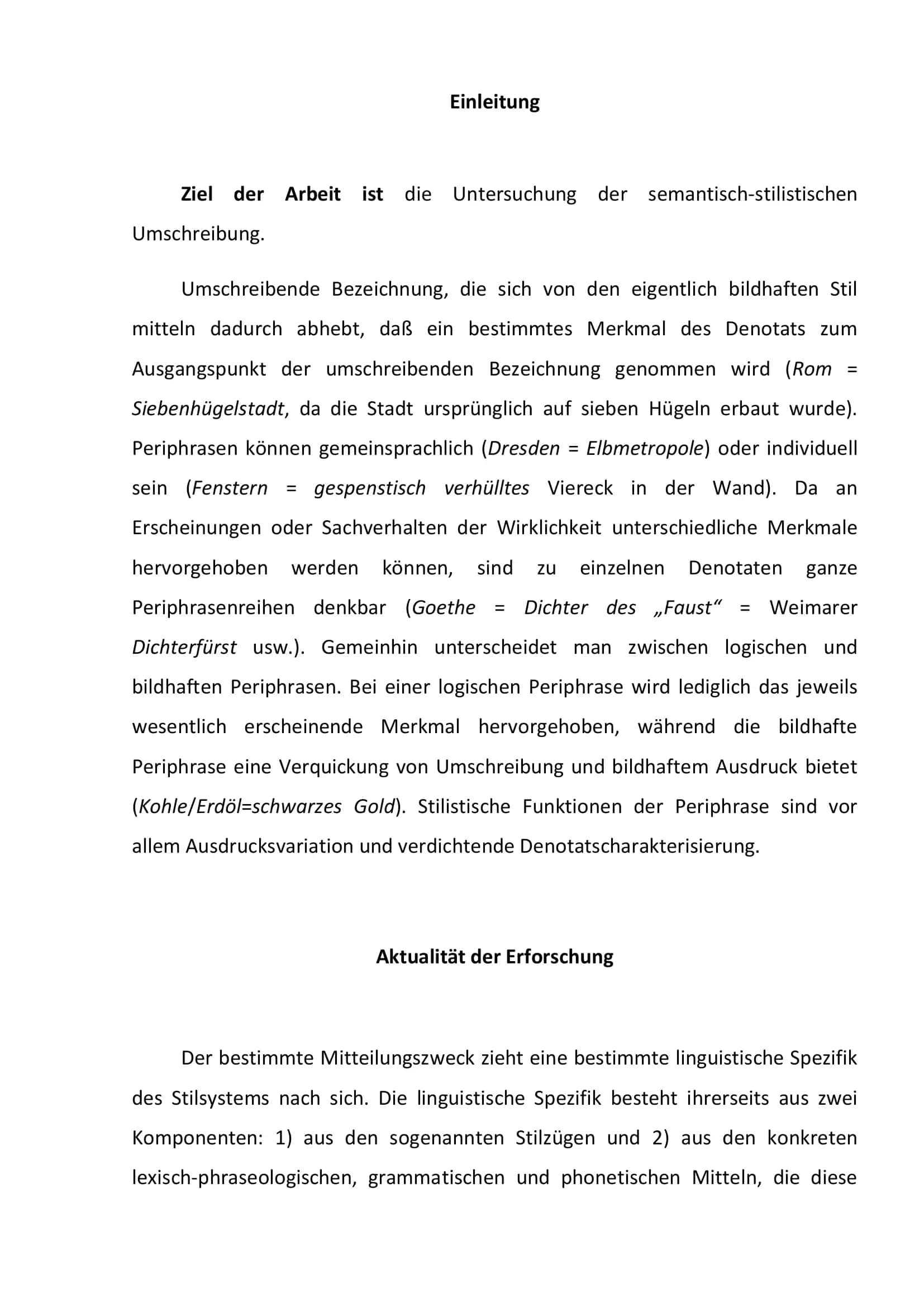 Die Periphrasen im Deutschen 3