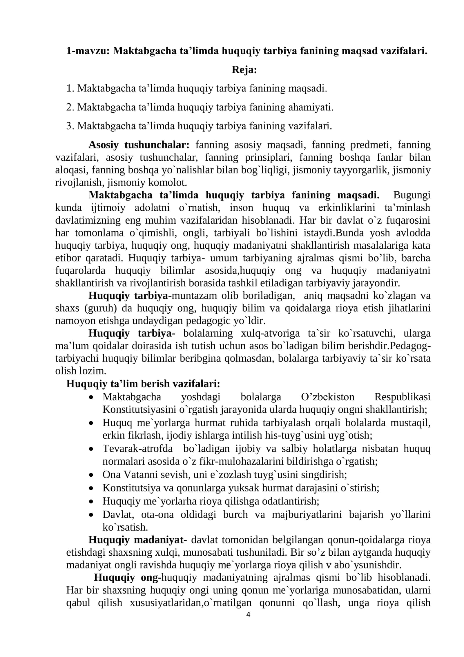 MAKTABGACHA TA’LIMDA HUQUQIY TARBIYA 3