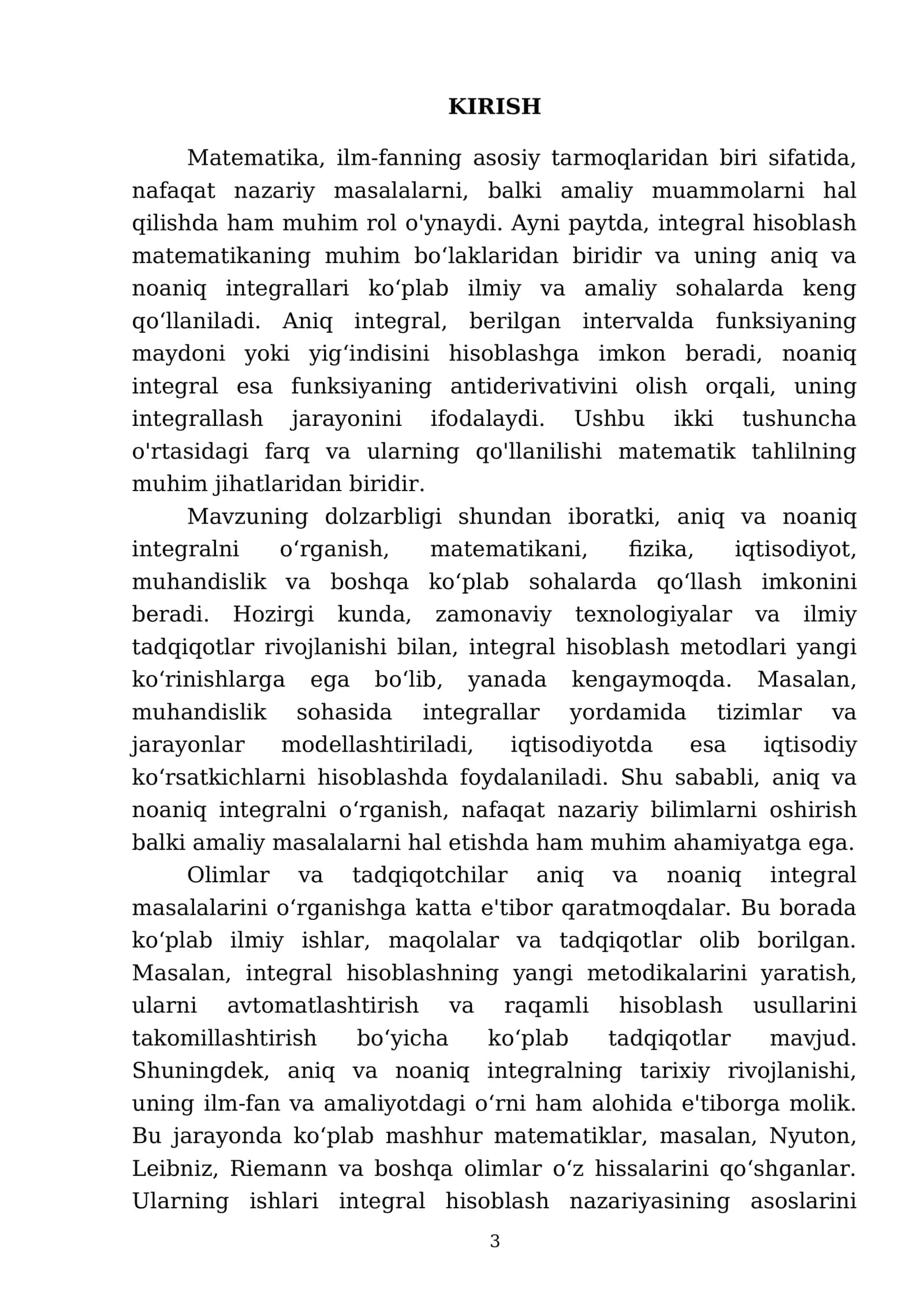 Aniq va noaniq integral 3