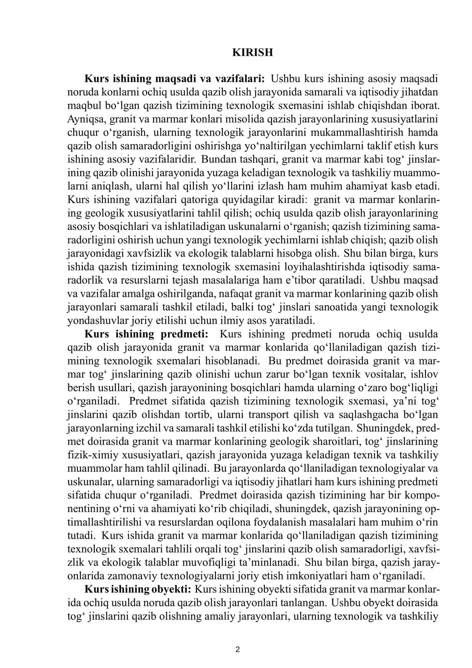 NORUDA KONLARNI OCHIQ USULDA QAZIB OLISH FANIDAN TAYYORLAGAN KURS ISHI 3