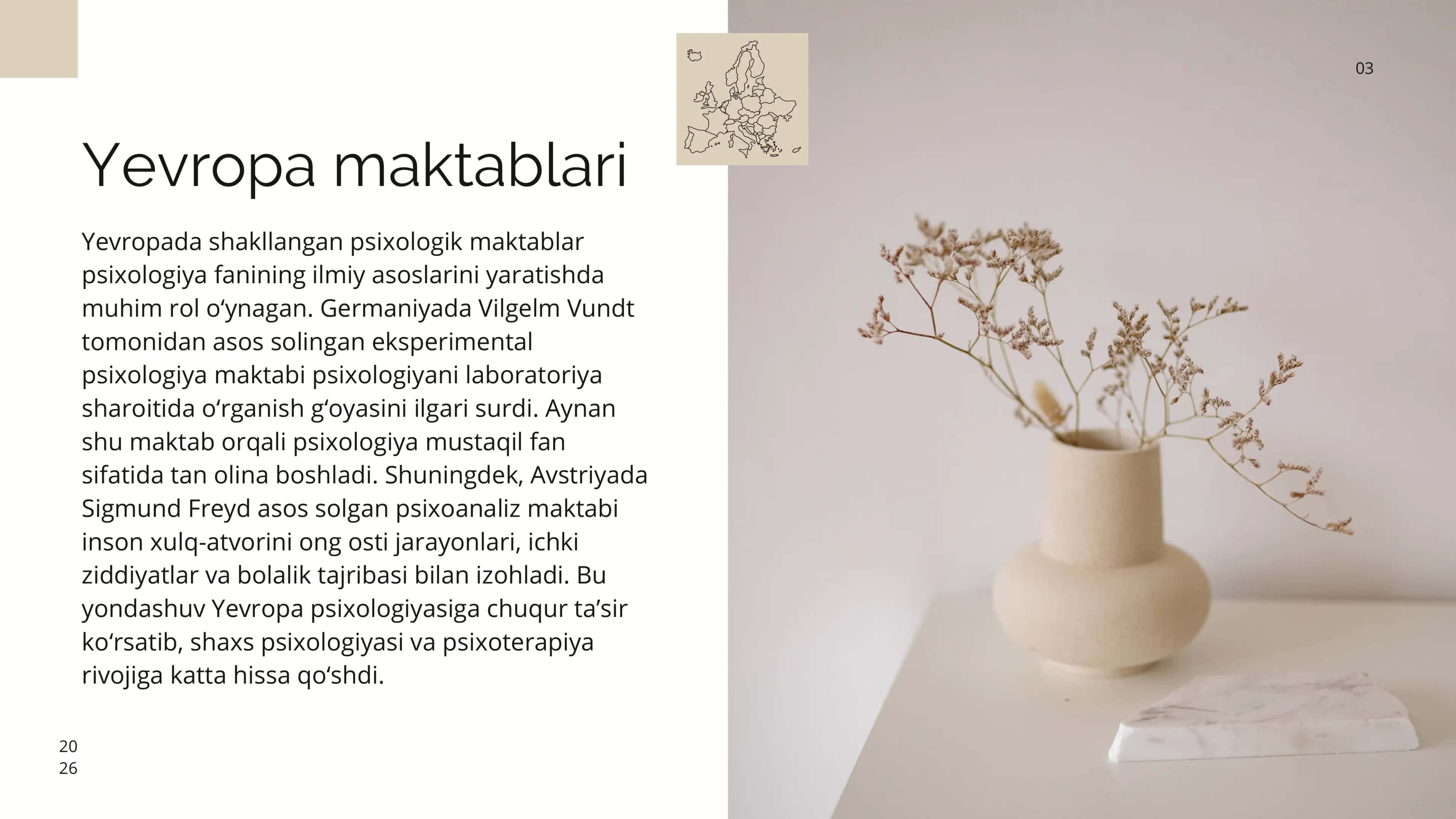 Psixologiya fanidagi yirik ilmiy maktablar 3