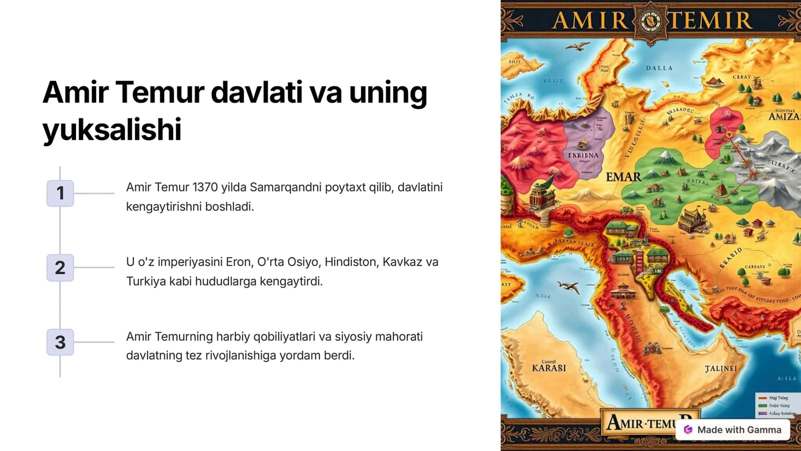 Amir Temur: Jahon tarixidagi o'rni 3