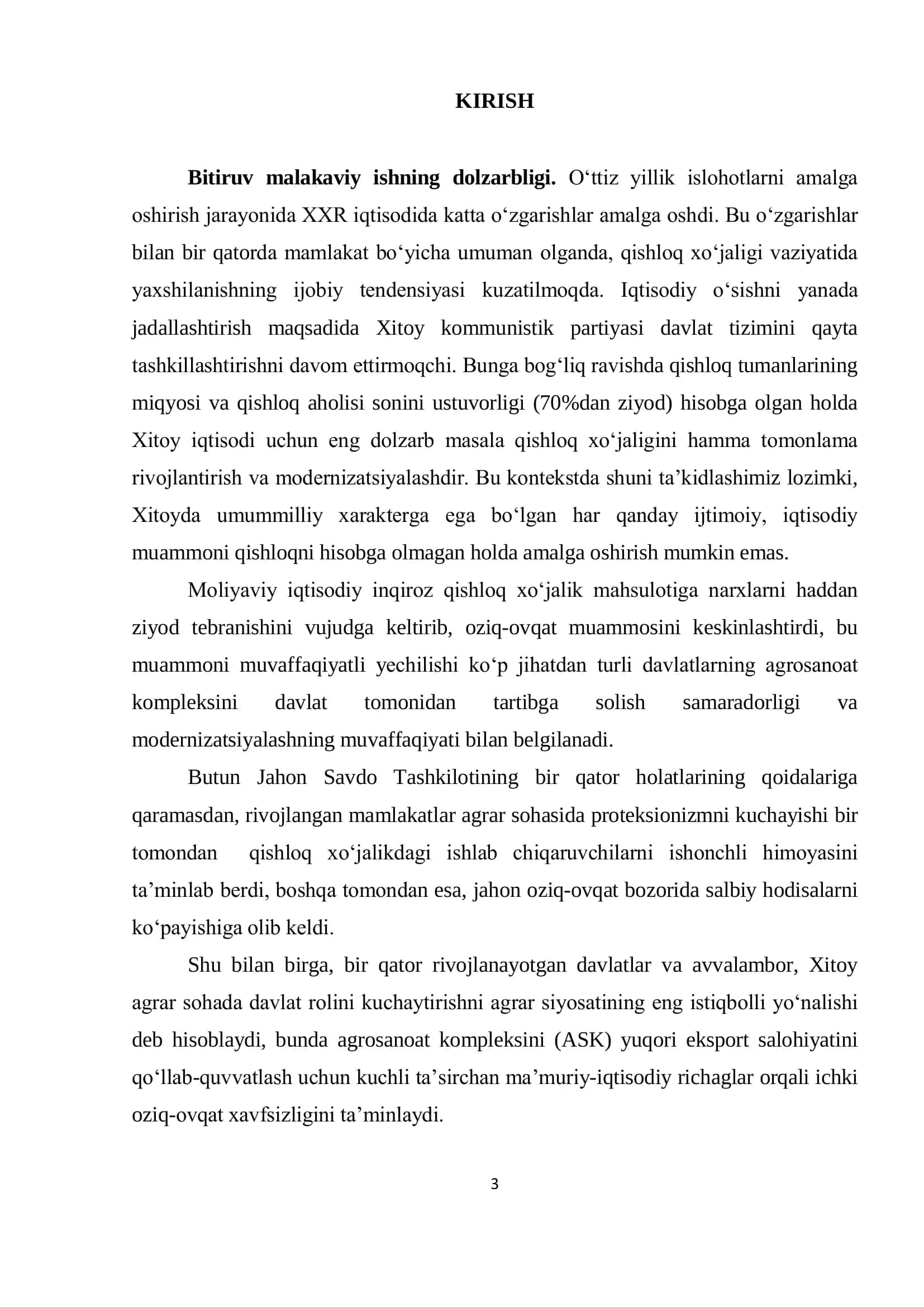 XITOYNING AGRAR SEKTORIDA IQTISODIY ISLOXOTLAR XUSUSIYATLARI 3