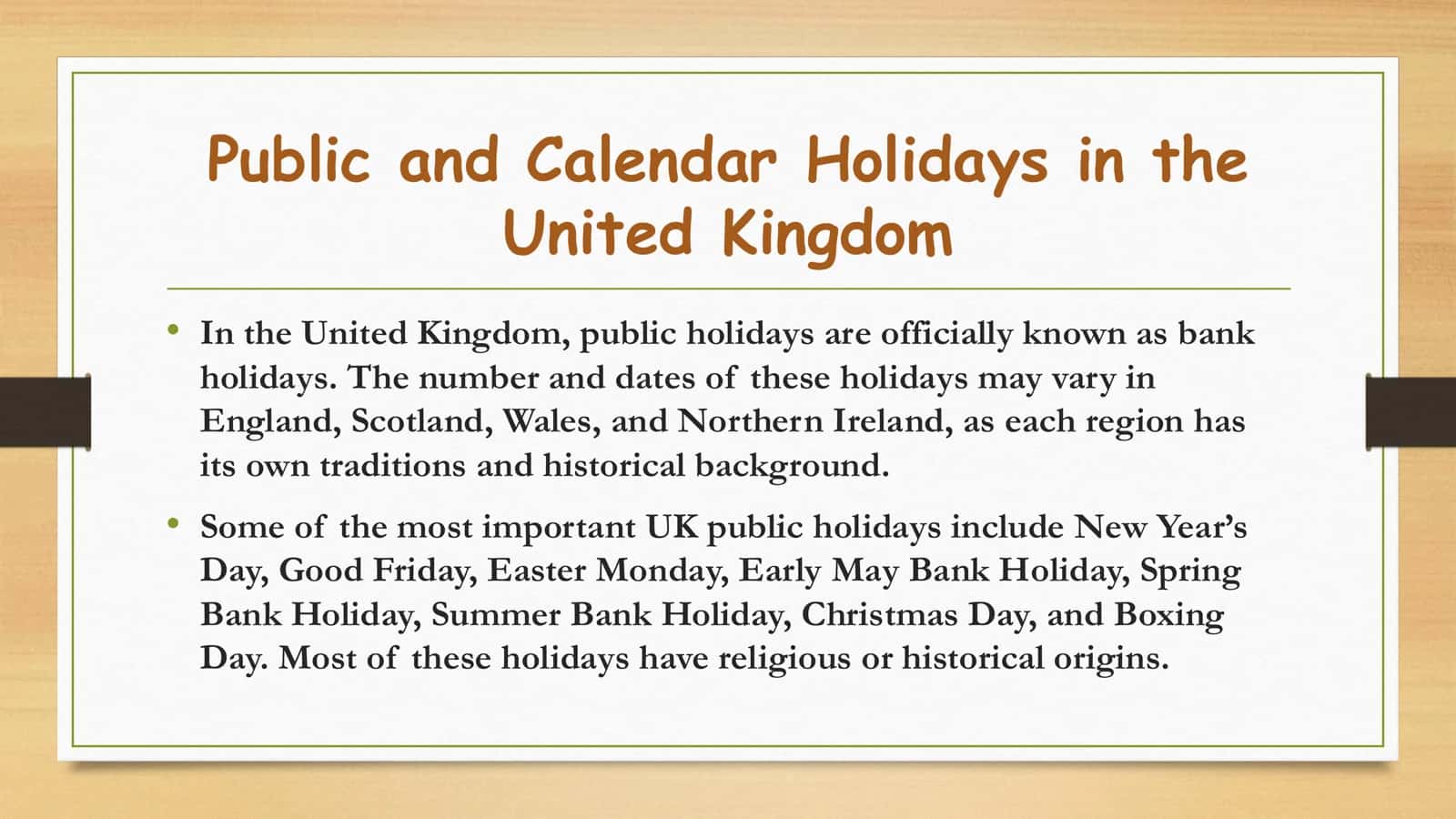 STATE, CALENDAR AND PUBLIC HOLIDAYS CELEBRATED IN DIFFERENT COUNTRIES, FEATURES OF THEIR CULTURAL LIFE 3
