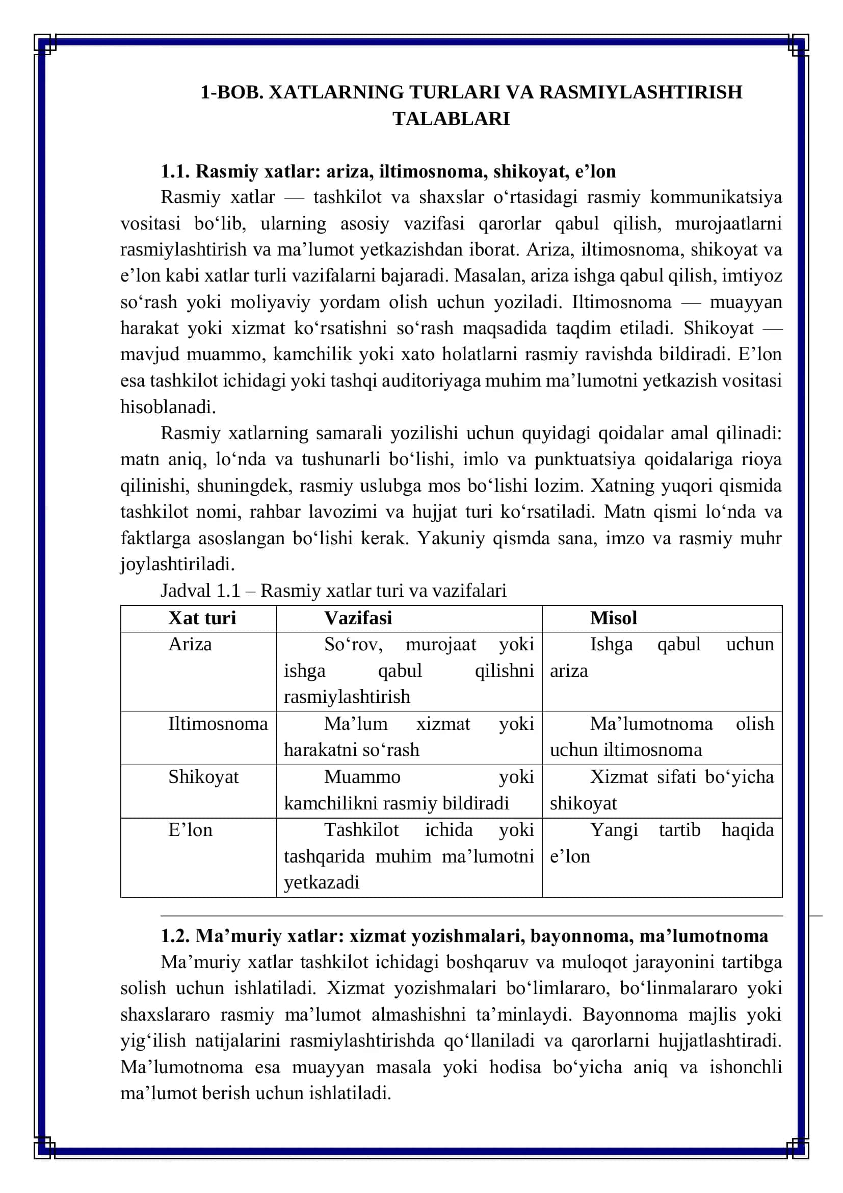 Xatlar bilan ishlashda imloviy va uslubiy savodxonlik 3