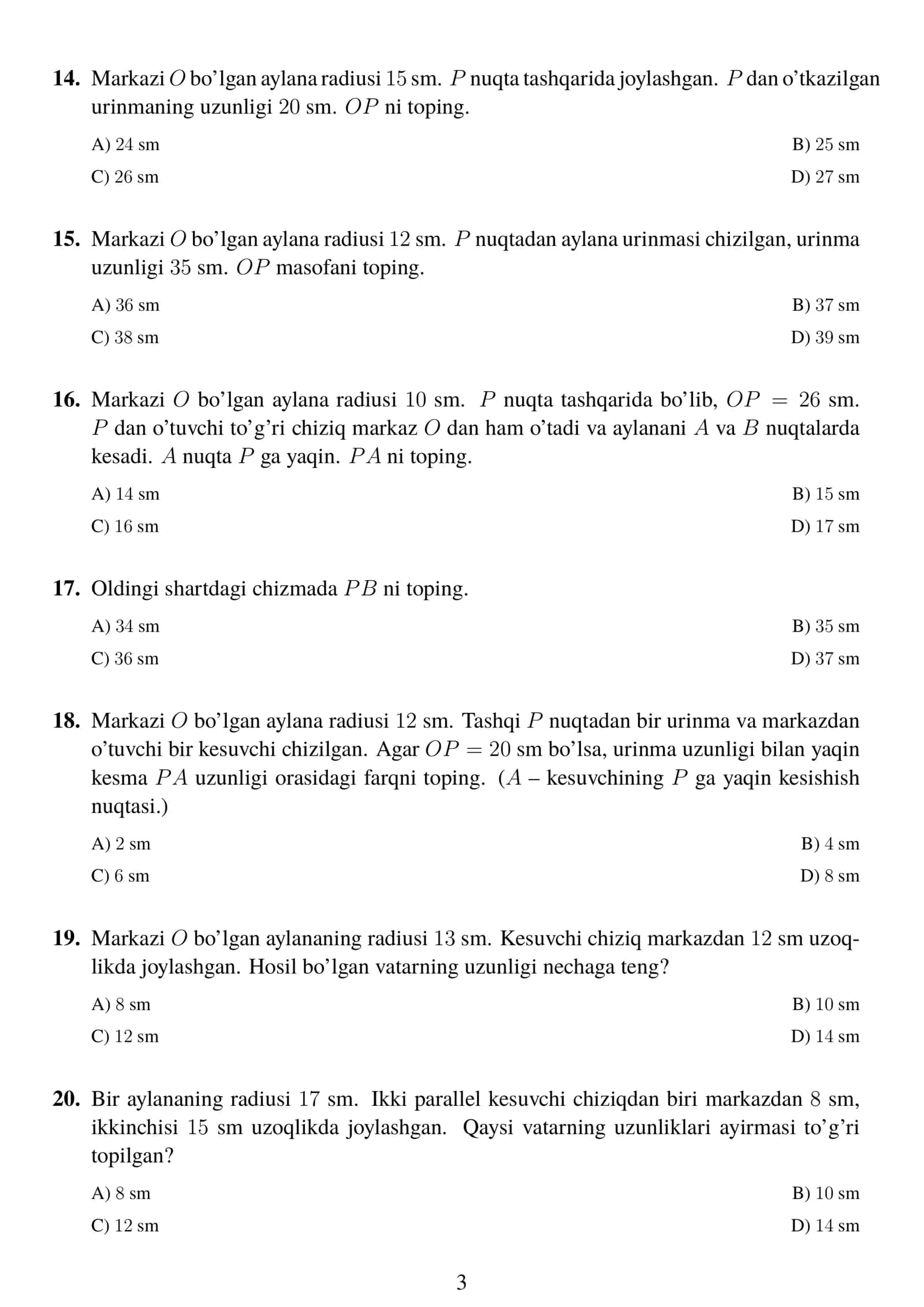 8-sinf geometriya testi 3