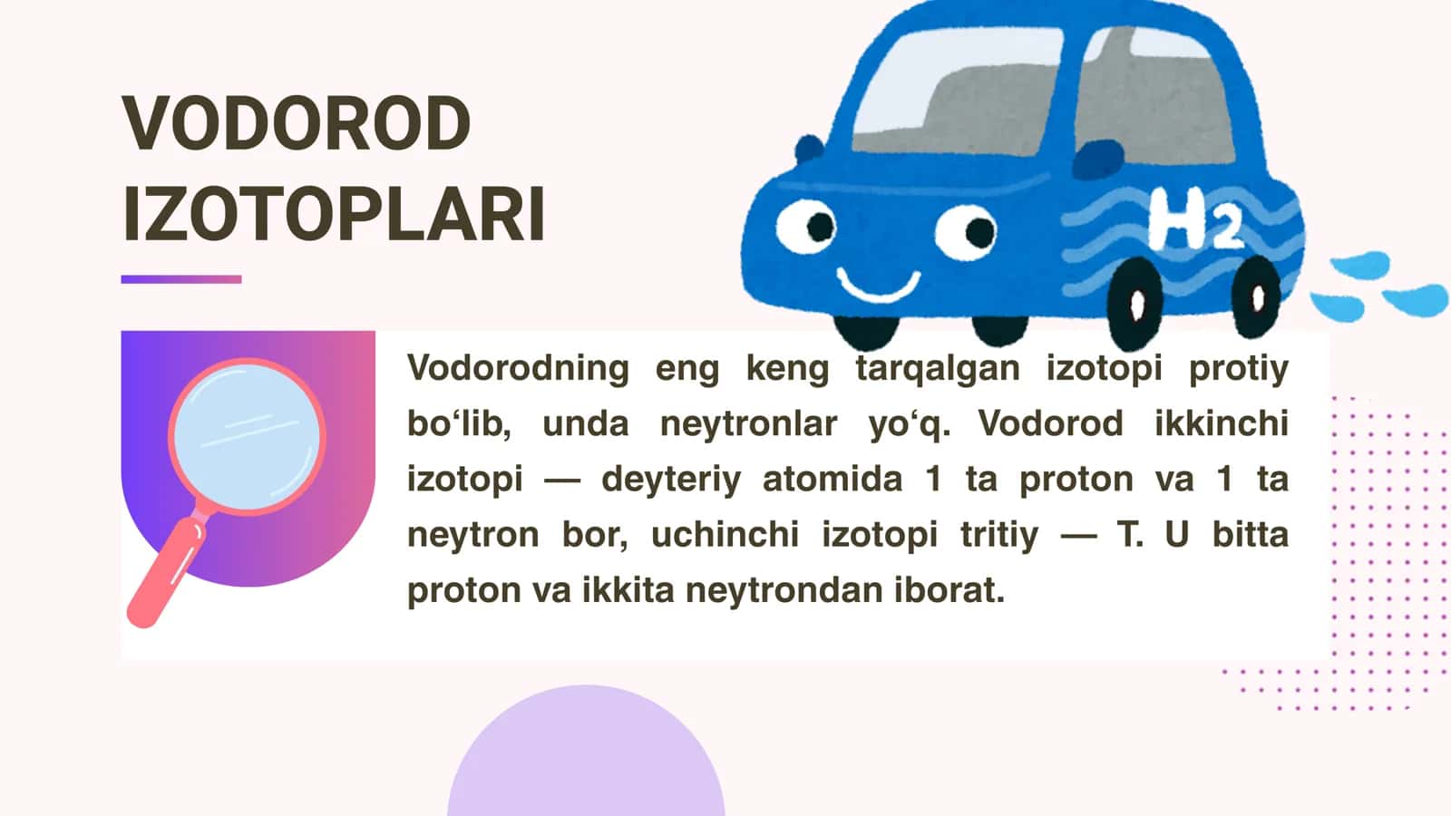 Vodorod elementi haqida taqdimot 3