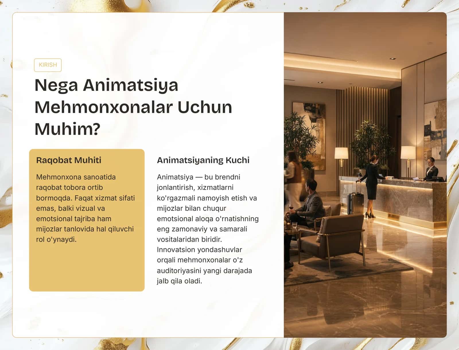 Mehmondostlik Animation Xizmatlari Prezentatsiya Rejasi 3