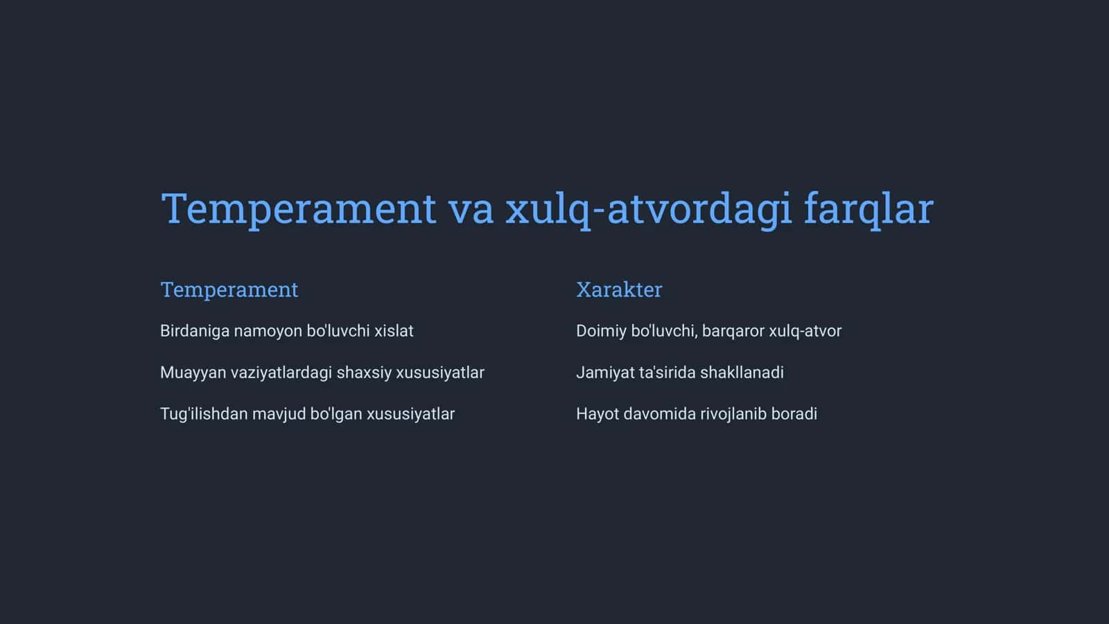 Temperament va xarakter 3