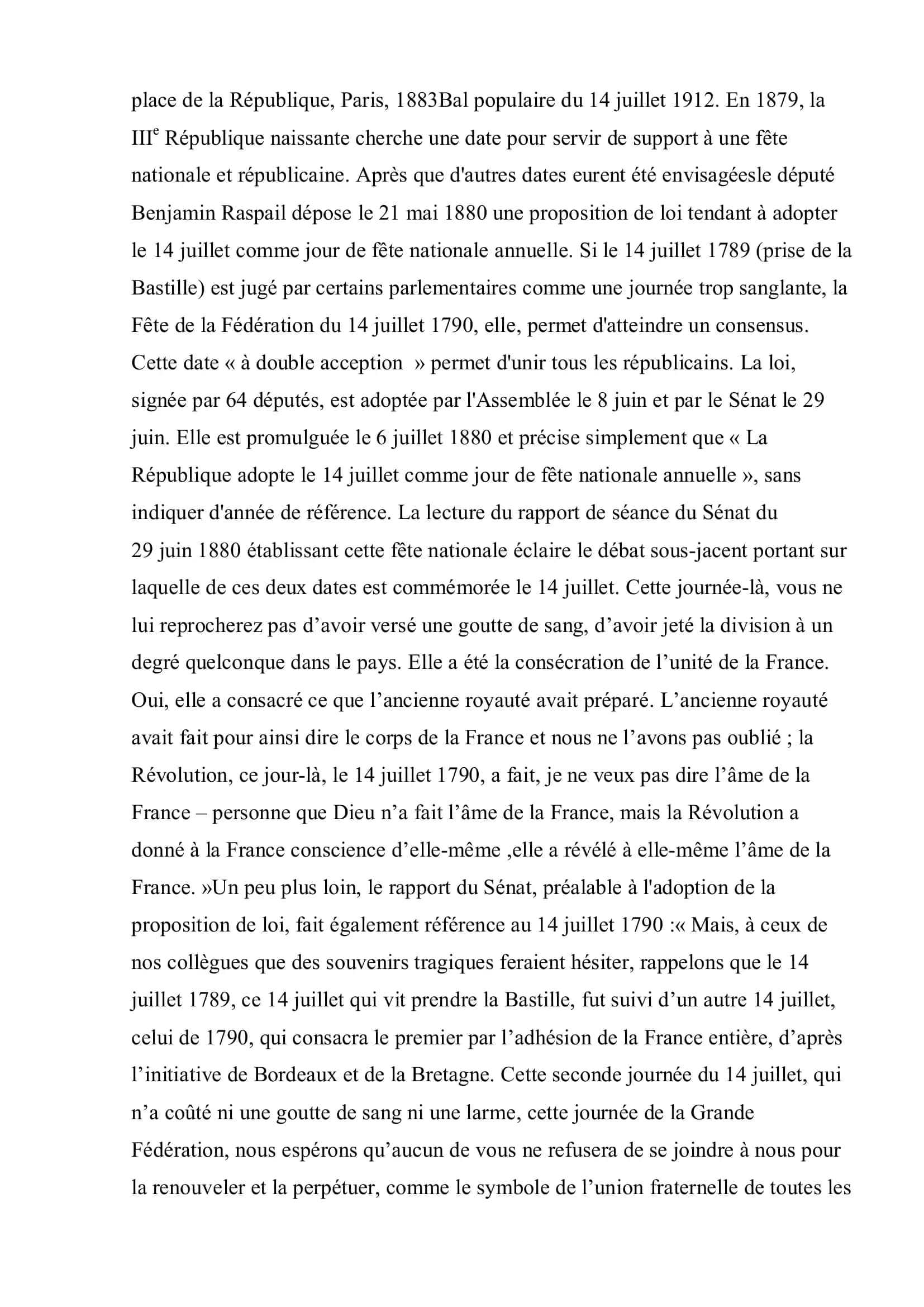 LA FETE NATIONALE DE LA FRANCE 3