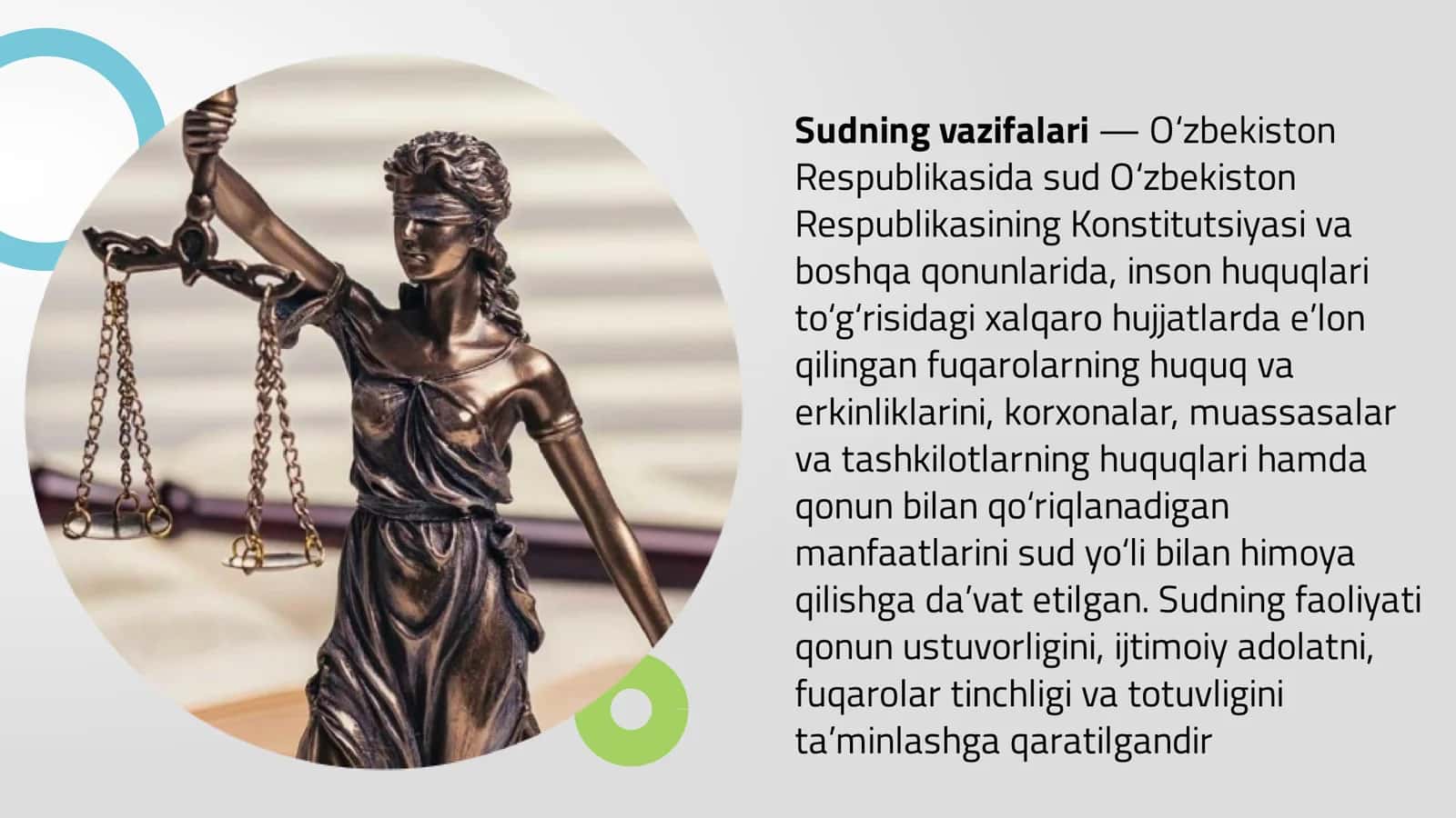 Sud hokimiyati va OAV 3