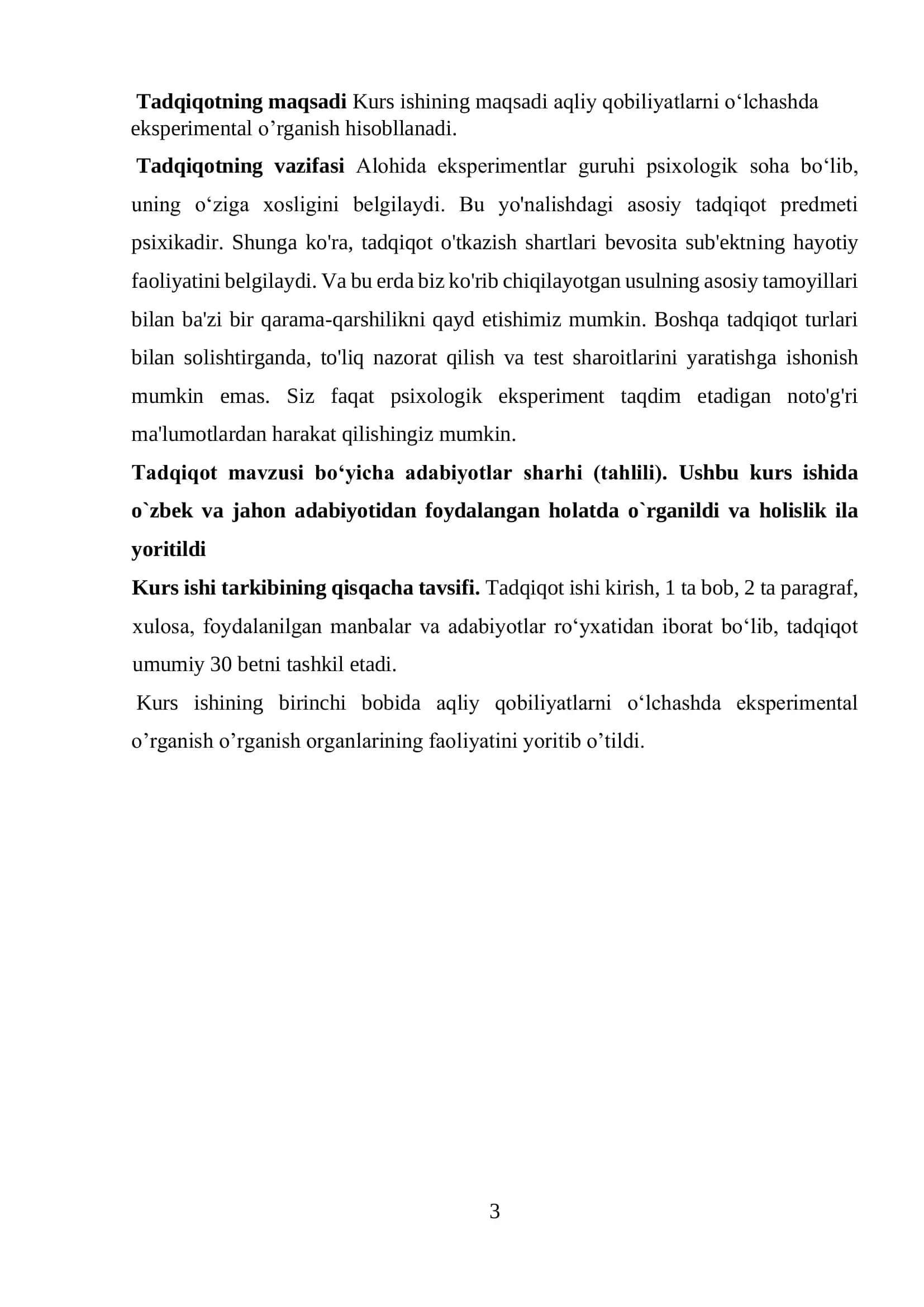 Aqliy qobiliyatlarni oʻlchashda eksperimental usullar 3
