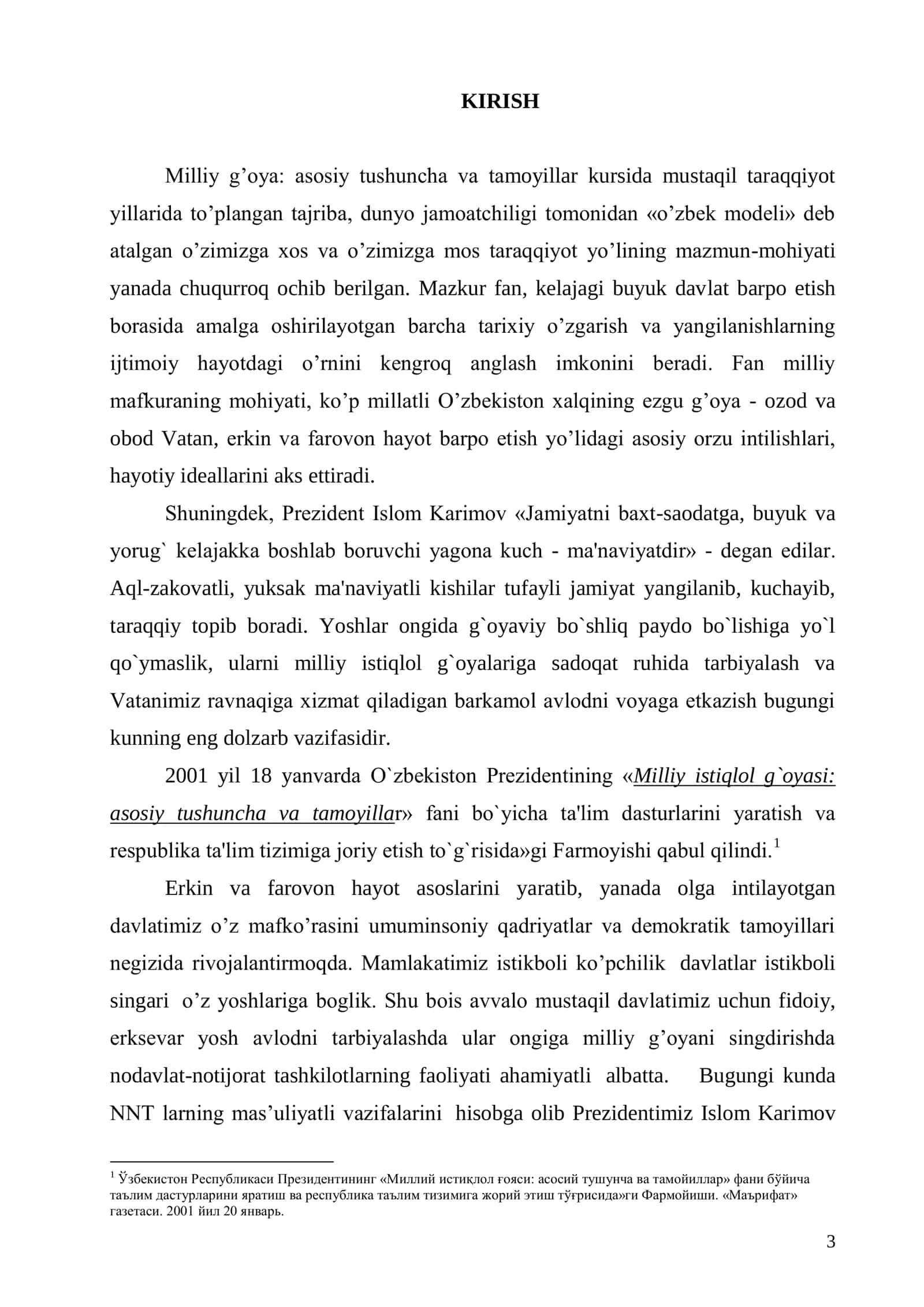 O‟quvchilar qalbi va ongiga “milliy g‟oya va ma‟naviyat asoslari”ni singdirish usul va vositalari 3