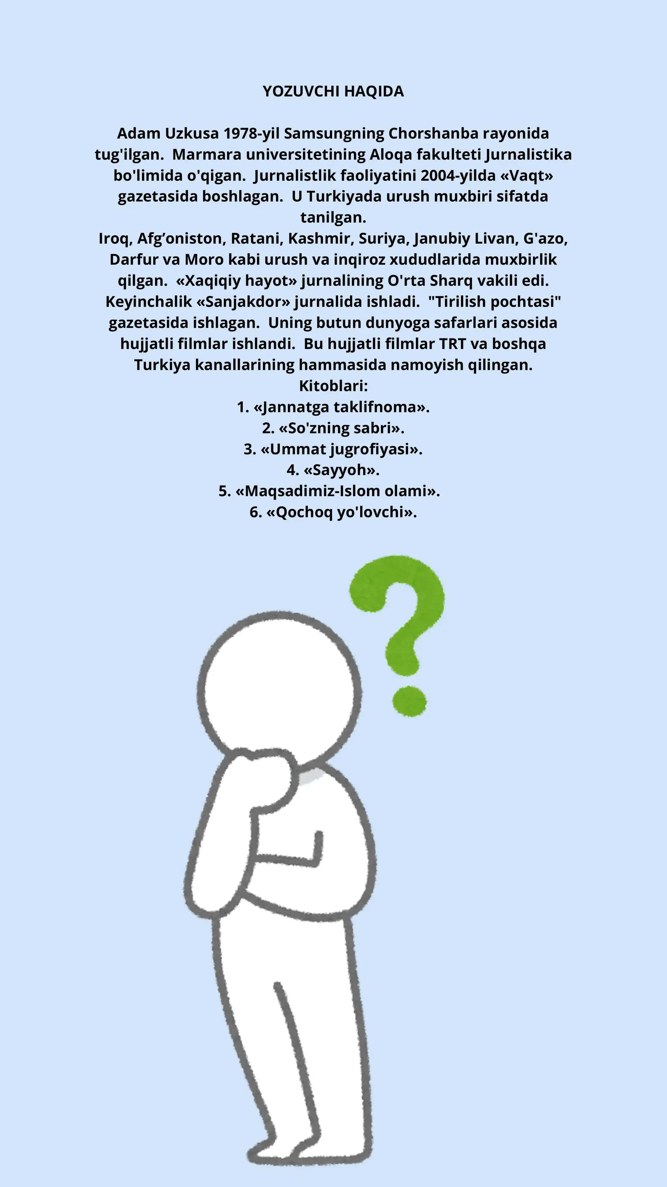 Jannatga taklifnoma 3