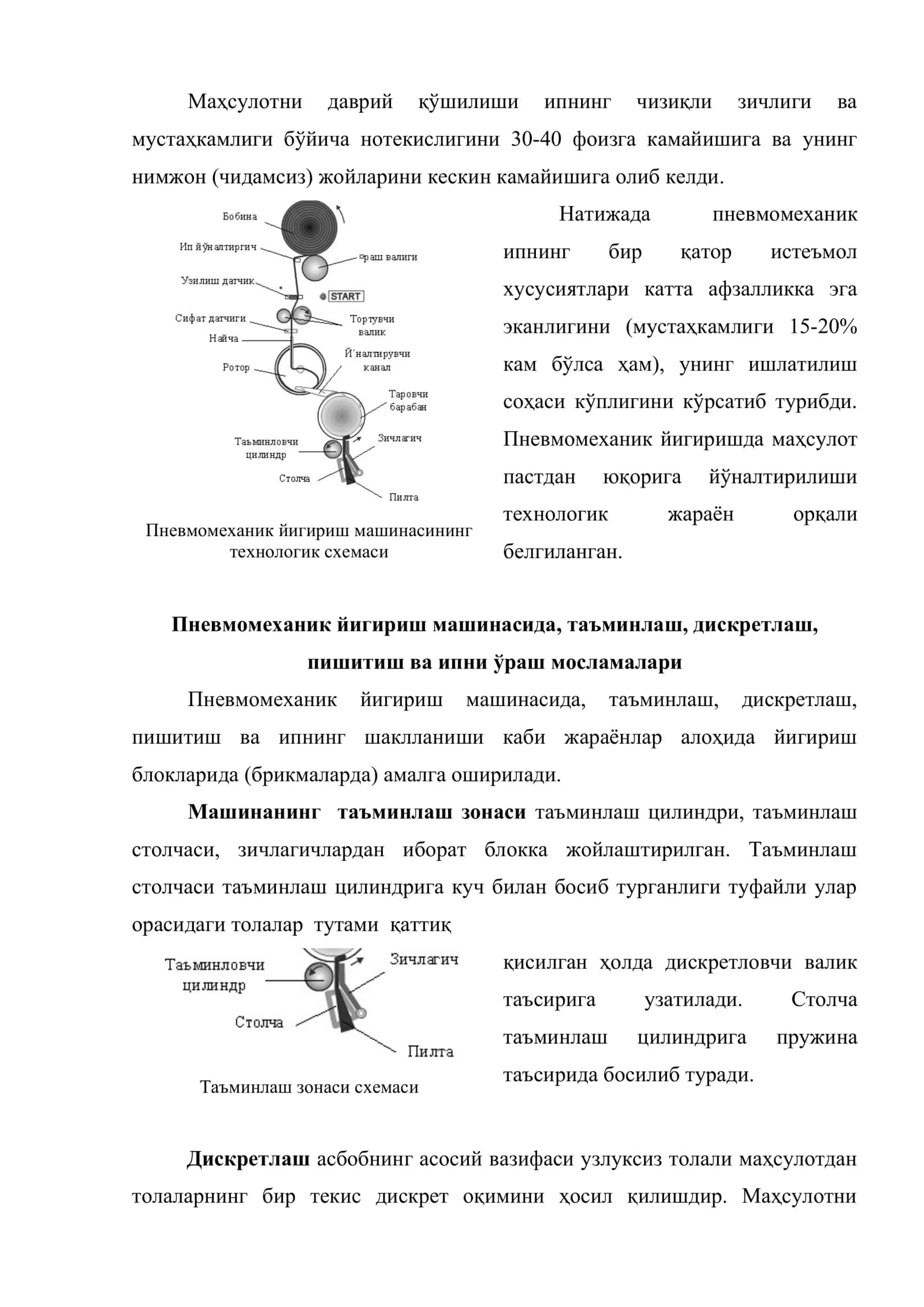 Урчуксиз йигириш машиналари 3