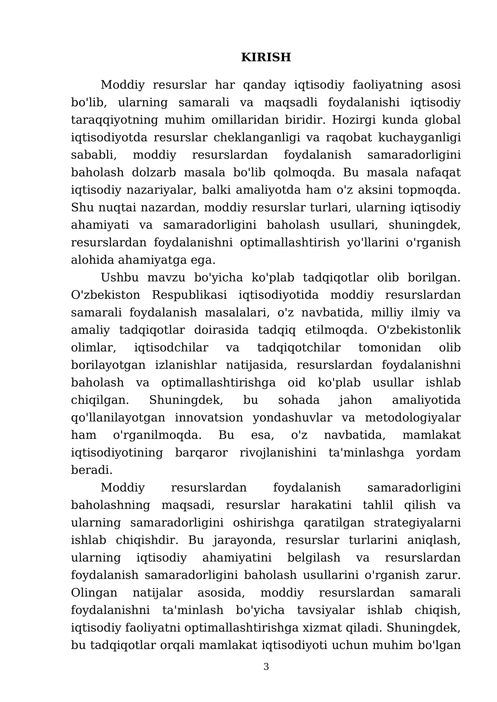 Moddiy resurslardan foydalanish samaradorligini baholash 3