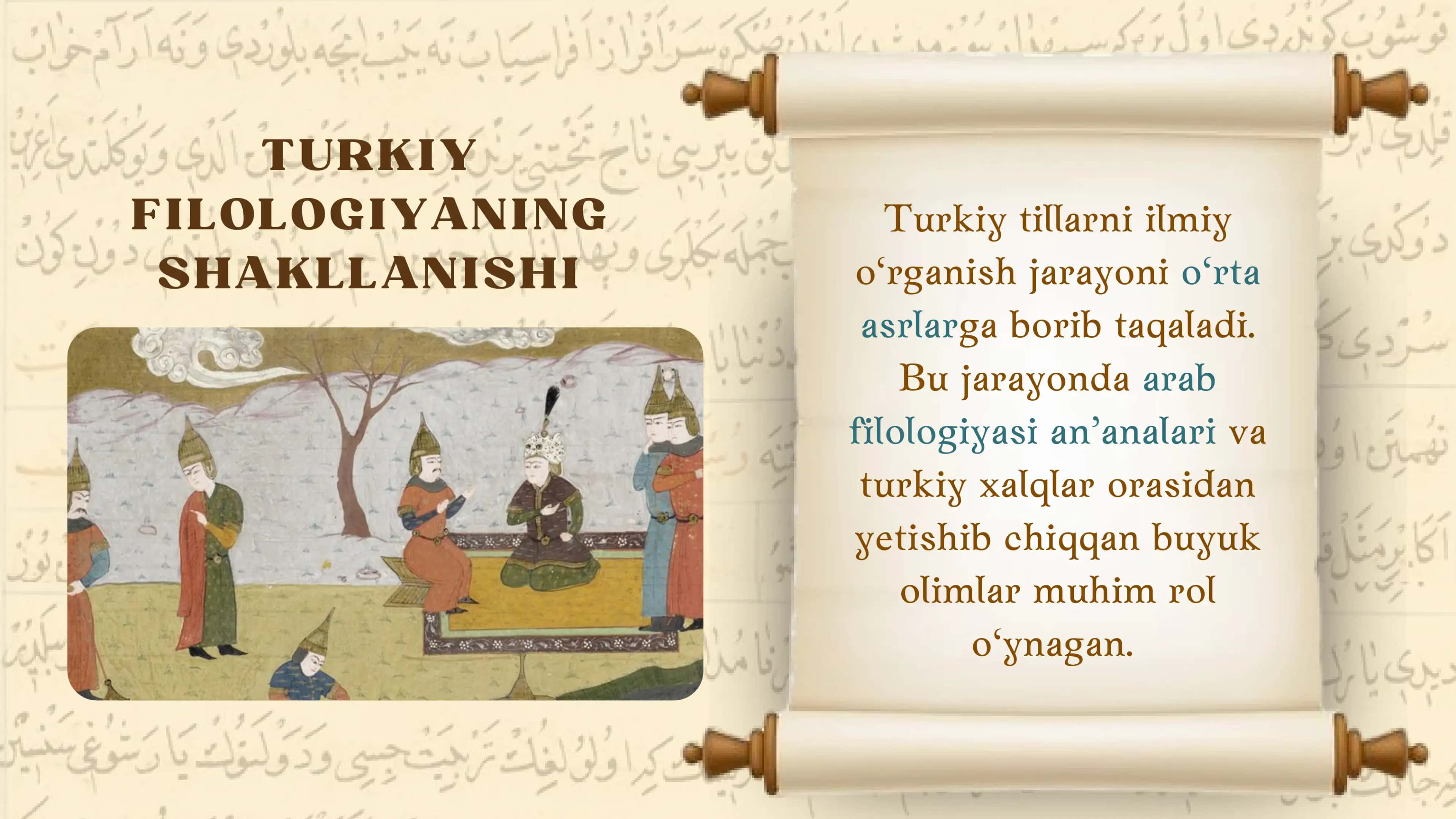 TURKIY TILLARNING O'RGANILISH TARIXI. MAXMUD ZAMAXSHARIY VA UNING FILOLOGIK ASARLARI 3
