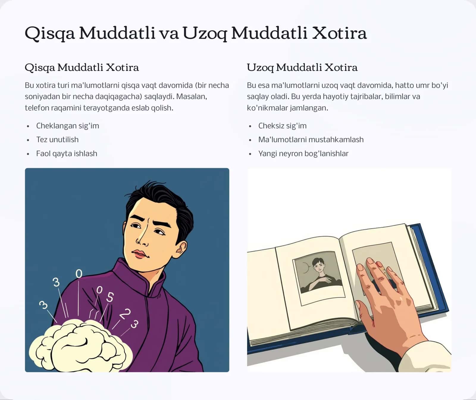 Xotira va Tafakkur Inson Ongining Sirlari 3