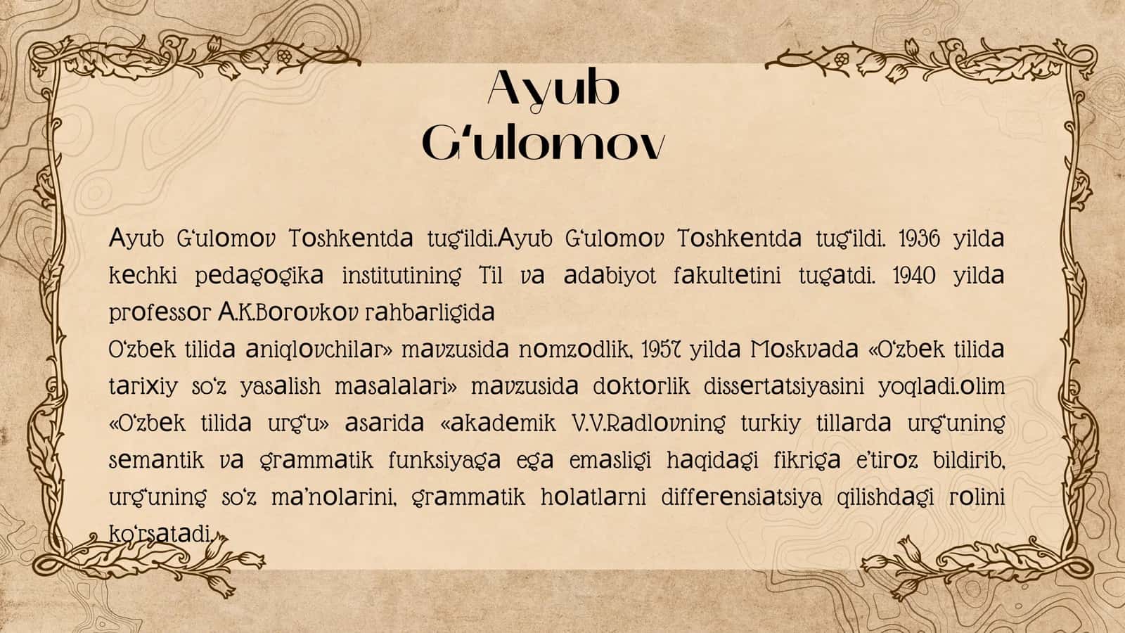 Oʻzbek tilshunosligi 3