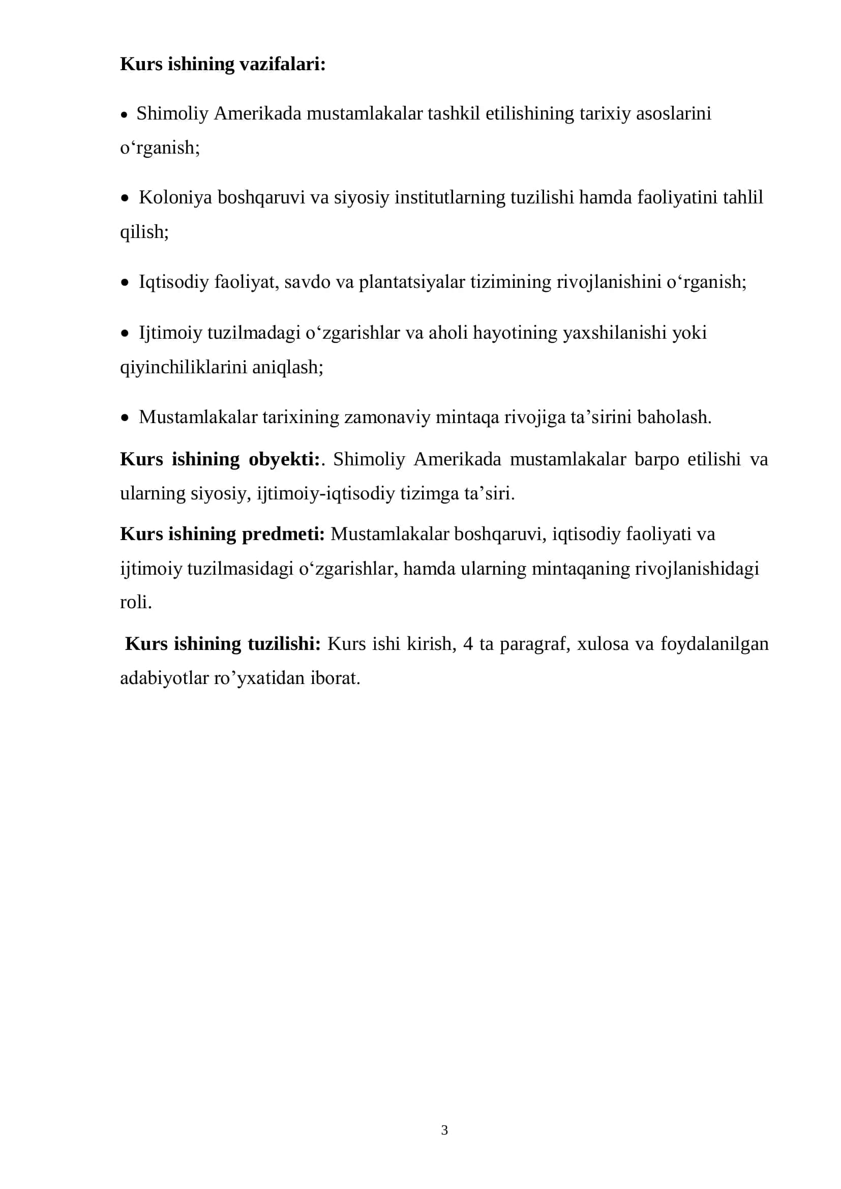 Shimoliy Amerikada mustamlakalarning tashkil etilishi va siyosiy boshqaruv tizimi 3