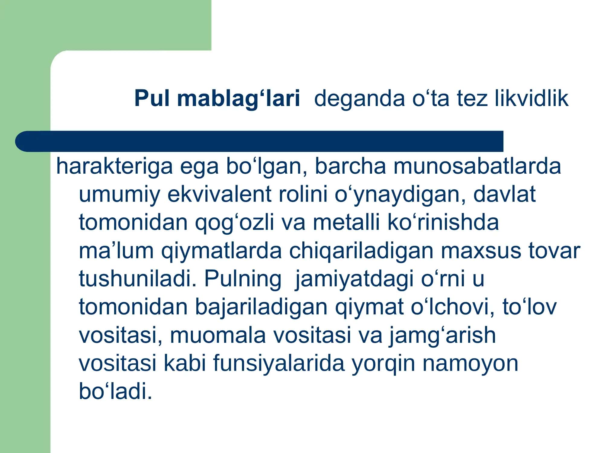 Banklarda kassa operatsiyalari hisobi 3