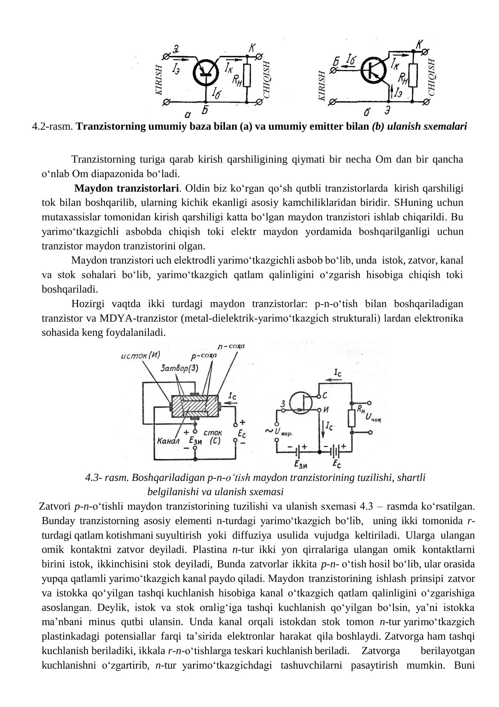 BIPOLYAR TRANZISTORLAR VOLT – AMPER TAVSIFLARINI TADQIQ ETISH 3