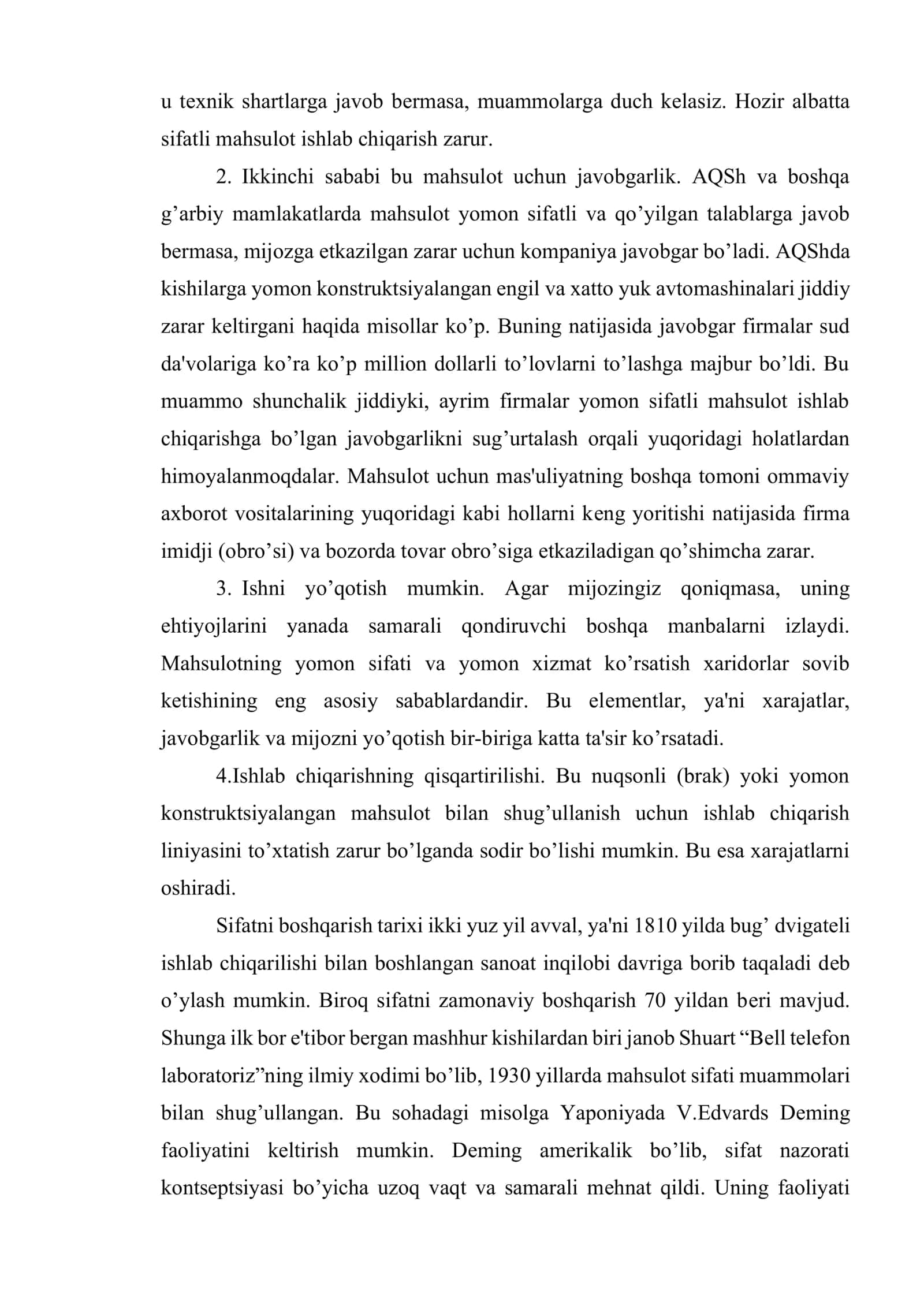 Inson rеsurslarini boshqarish jarayonida ish faoliyatining sifati va miqdorini baholash muammolari 3
