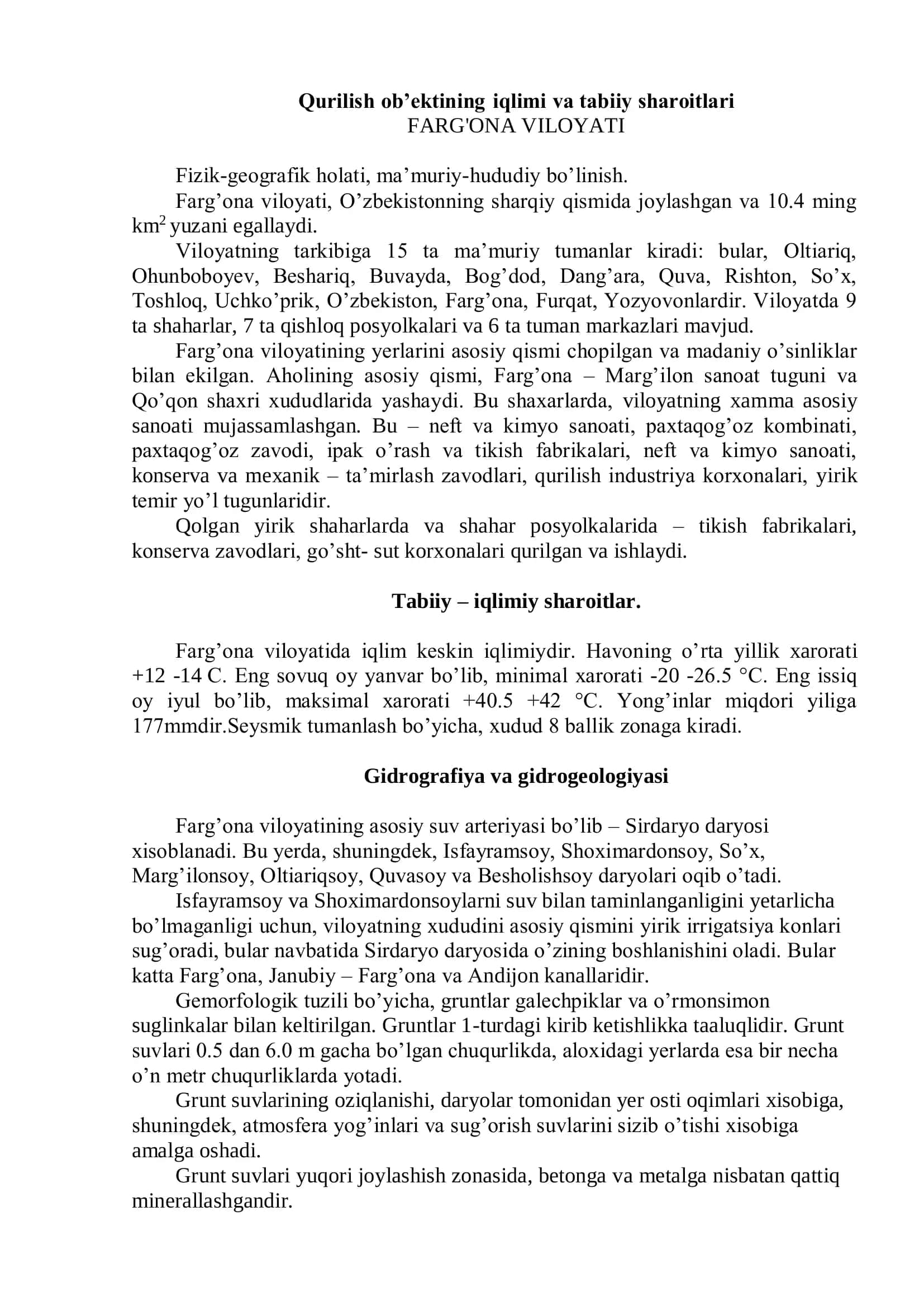Temir yo’l oqova suvlari chiqarish va tozalash tizimlarini loyihalash 3