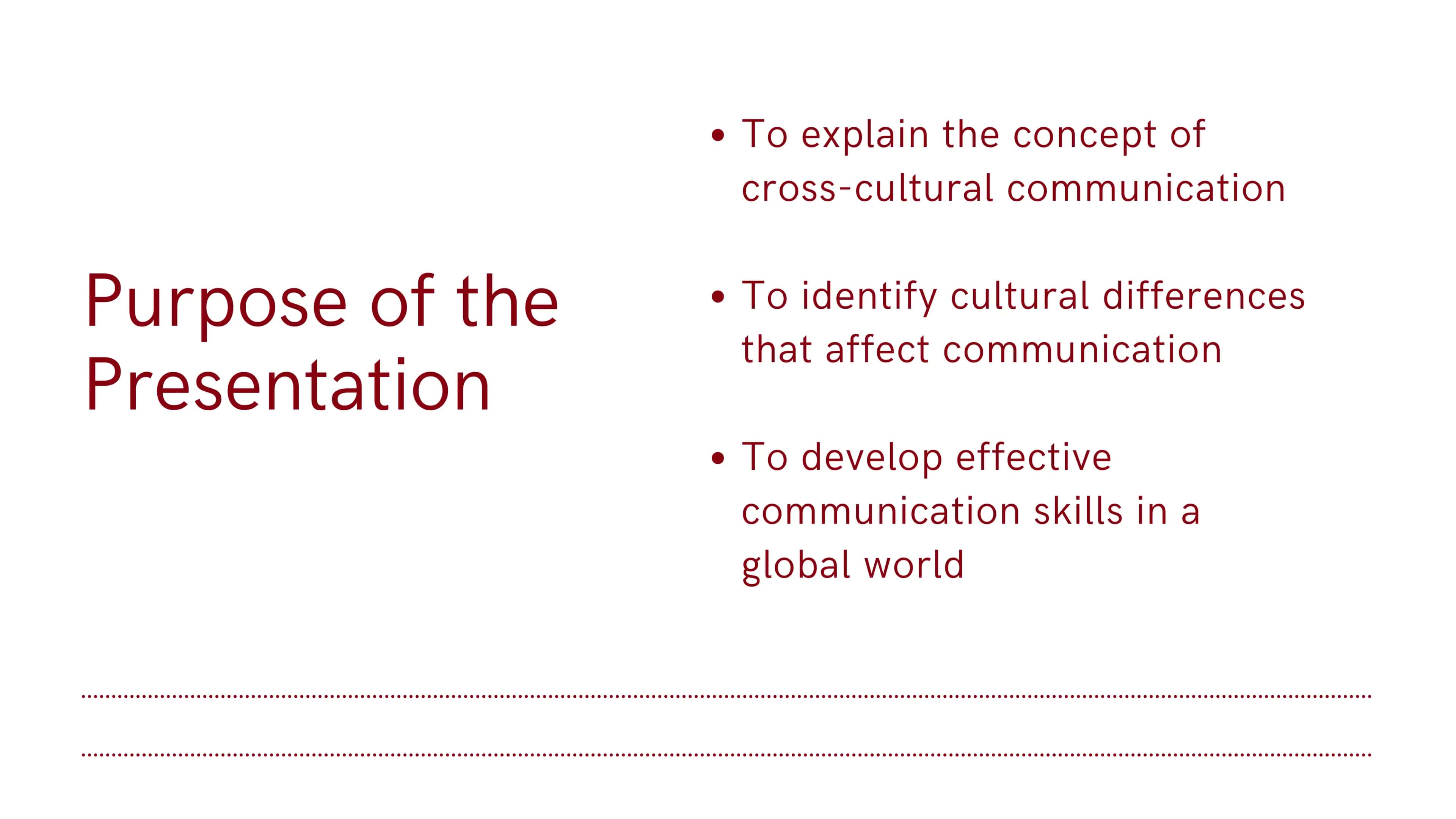 Cross-cultural comunication 3